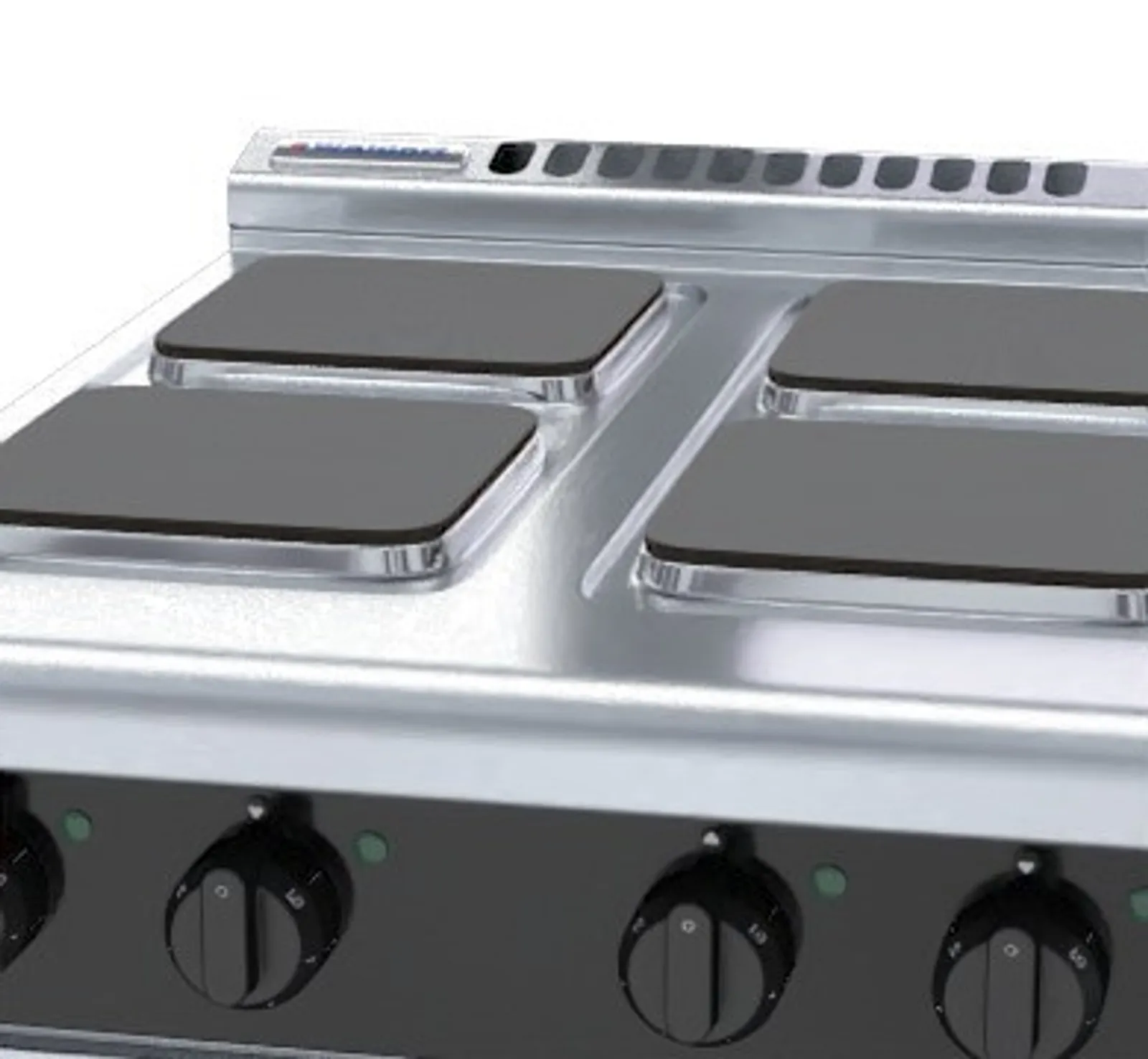 Waldorf Bold RNLB8400SE-B - 600mm Electric Cooktop Sealed Hobs Low Back Version - Bench Model