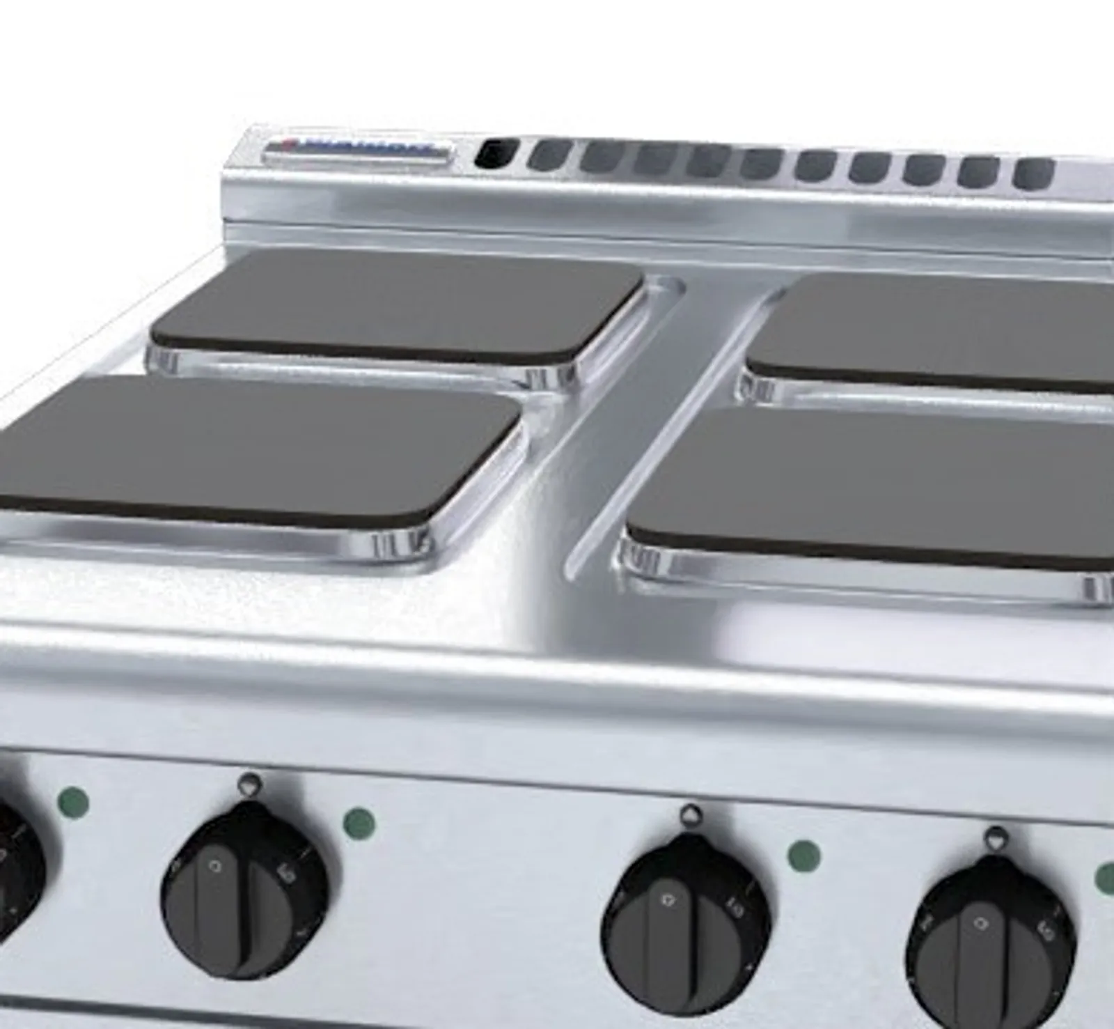 Waldorf 800 Series RNL8400SE-LS - 600mm Electric Cooktop Sealed Hobs Low Back Version - Leg Stand