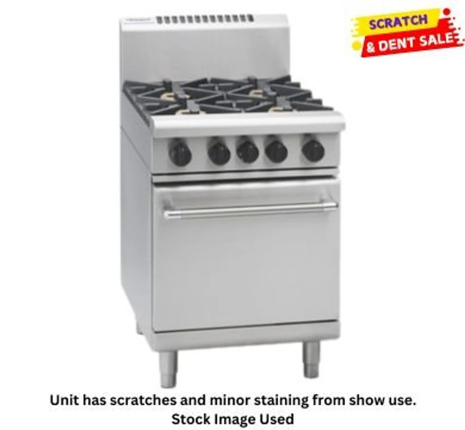 Waldorf 800 Series RN8410G - 600mm Gas Range Static Oven - Clearance (6)