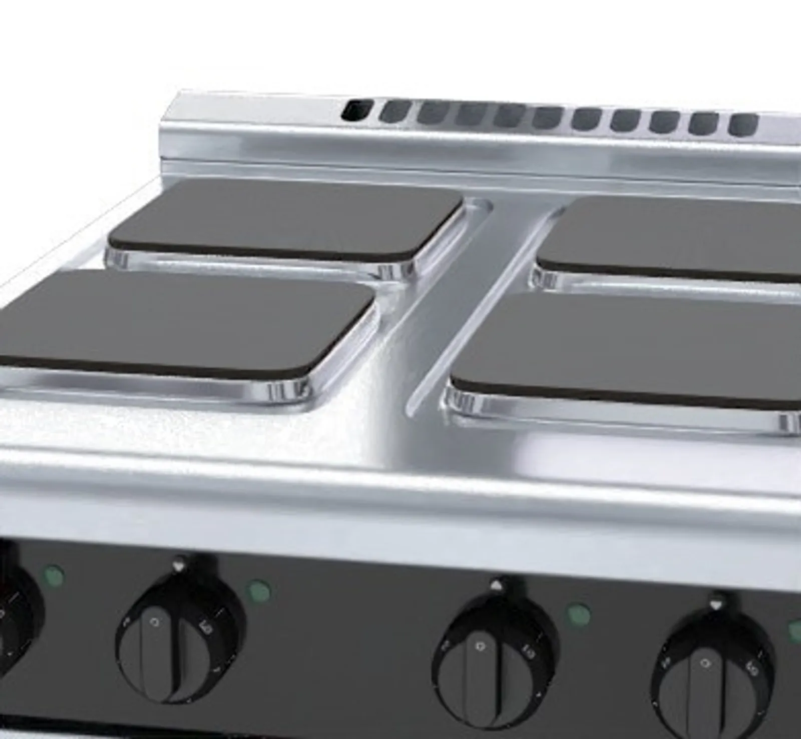 Waldorf Bold RNLB8400SE-CD - 600mm Electric Cooktop Sealed Hobs Low Back Version - Cabinet Base