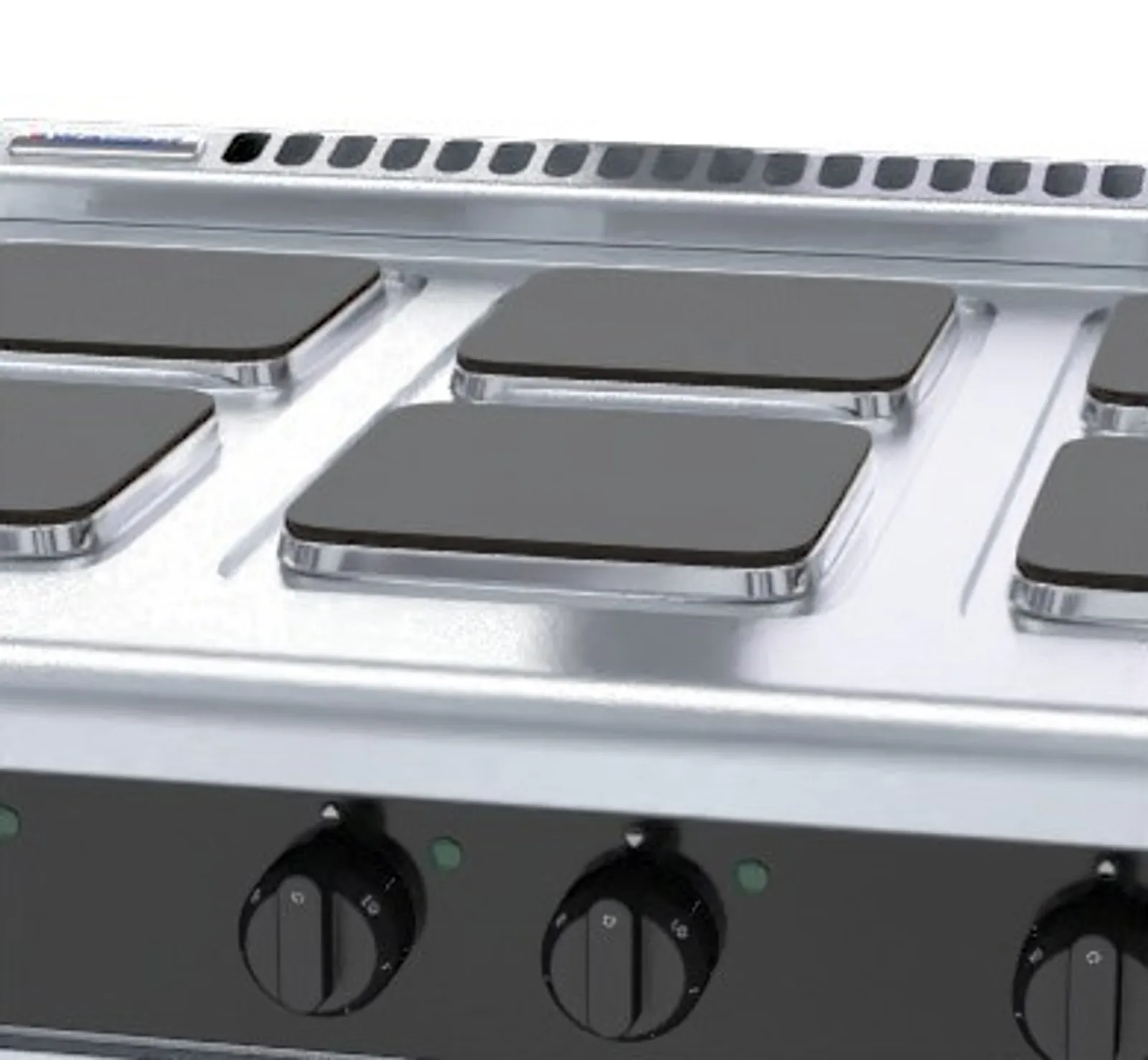 Waldorf Bold RNLB8600SE-B - 900mm Electric Cooktop Sealed Hobs Low Back Version - Bench Model