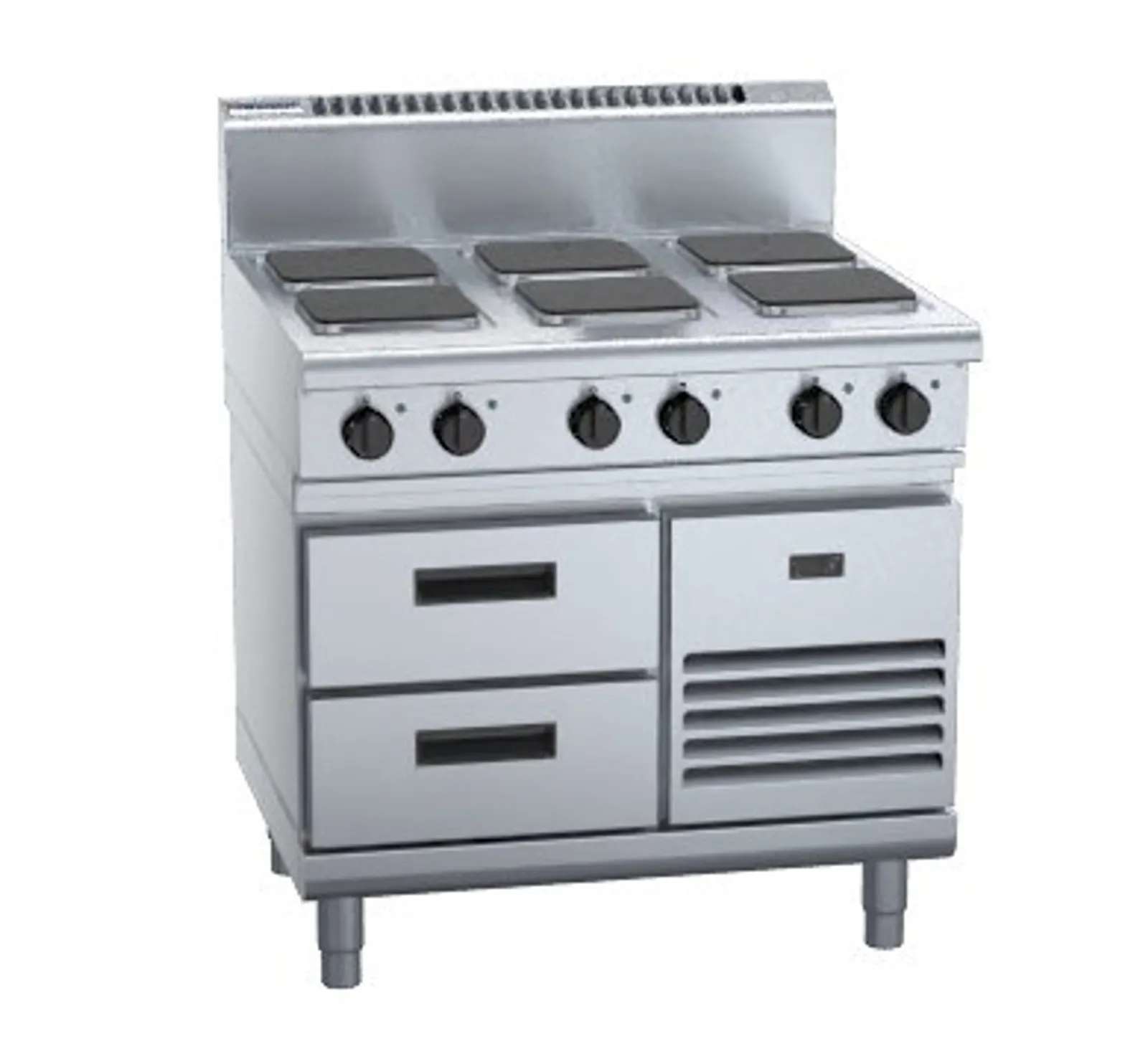 Waldorf 800 Series RN8600SE-RB - 900mm Electric Cooktop Sealed Hobs - Refrigerated Base