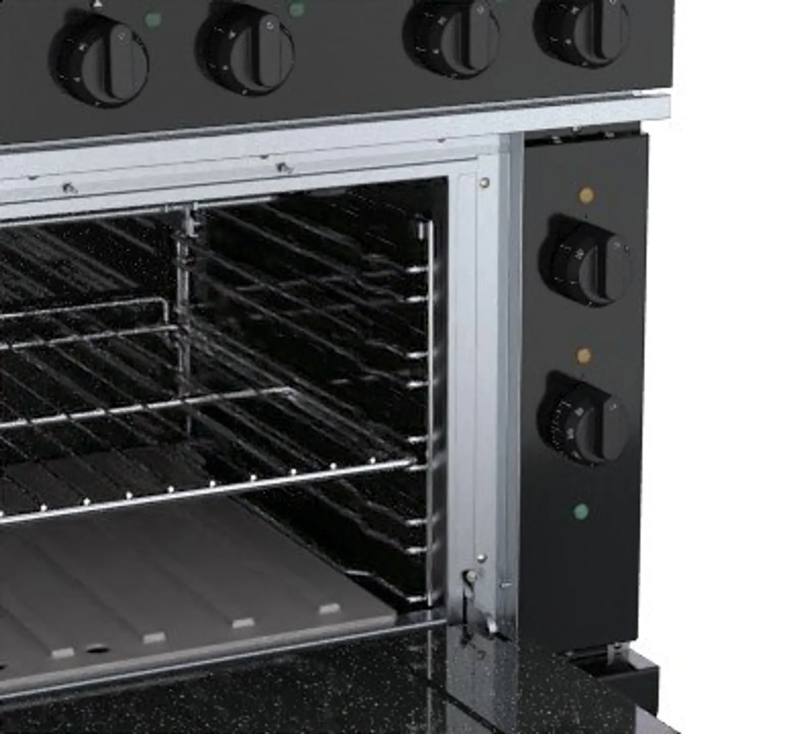 Waldorf Bold RNLB8610SE - 600mm Electric Sealed Hobs Range Static Oven Low Back Version