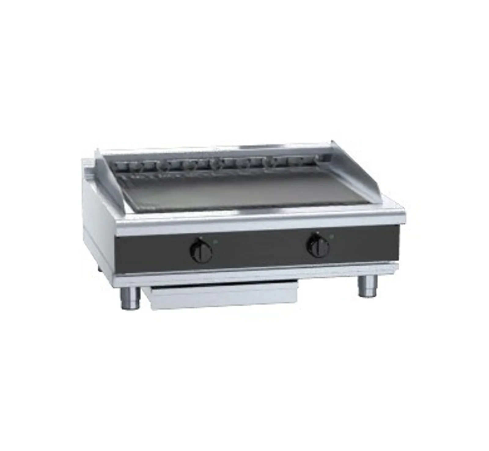 Waldorf Bold CHLB8900ED-B - 900mm Electric Chargrill Low Back Version - Bench Model