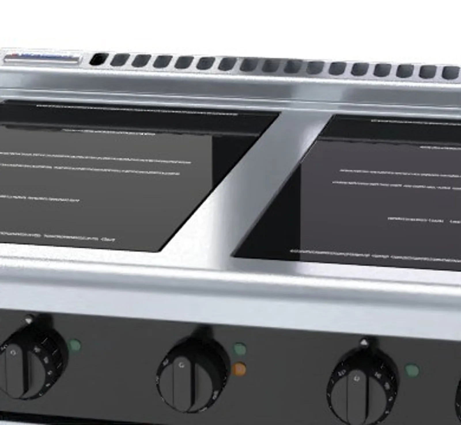 Waldorf Bold INLB8410ECR3 - 900mm Induction Range Convection Oven Low Back Version