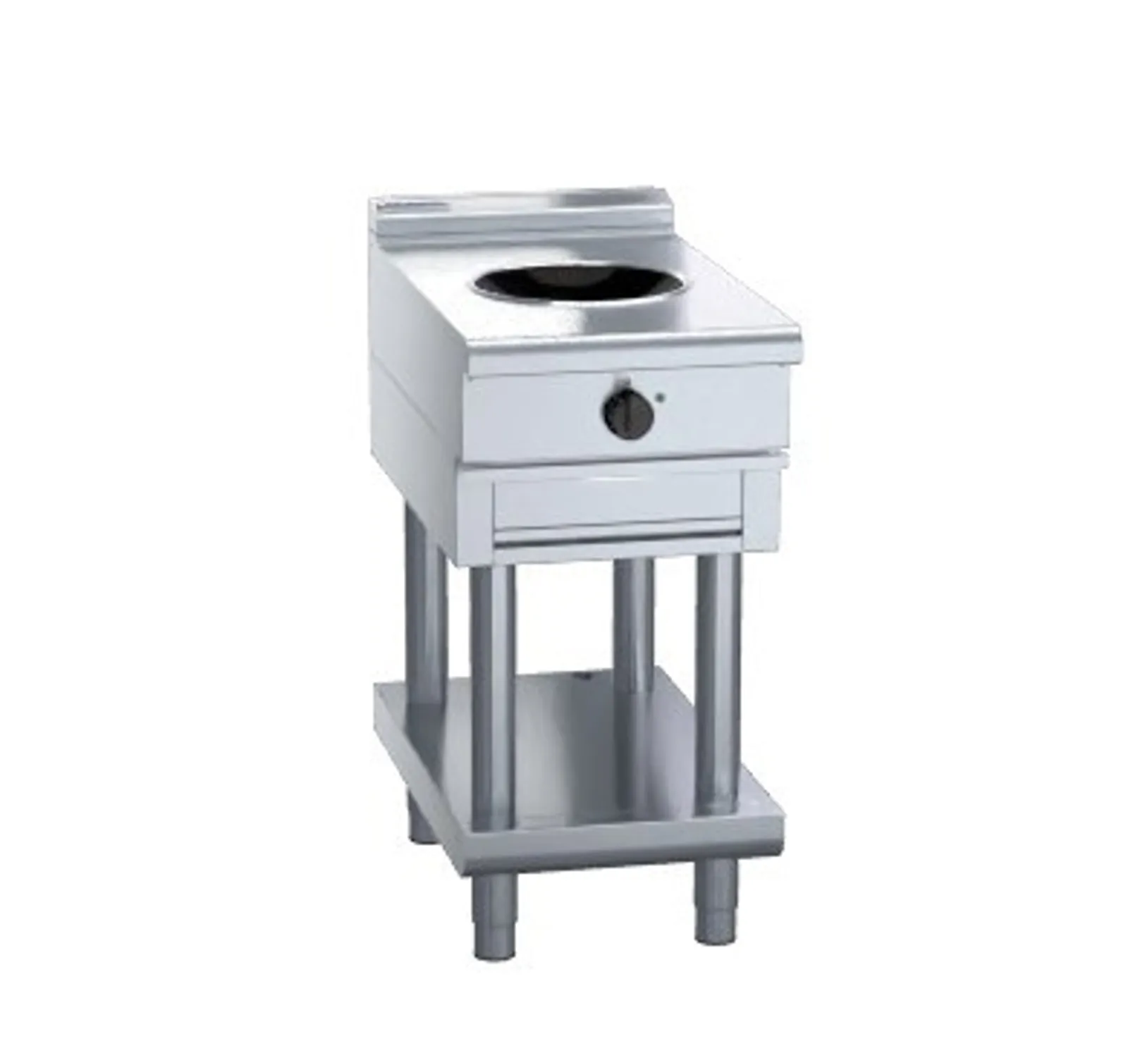 Waldorf 800 Series INL8100W3-LS - 450mm Induction Wok Low Back Version - Leg Stand