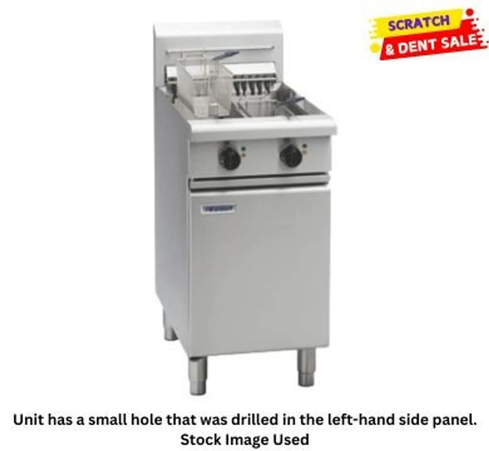 Waldorf 800 Series FN8224E - 450mm Twin Pan Electric Fryer - Clearance