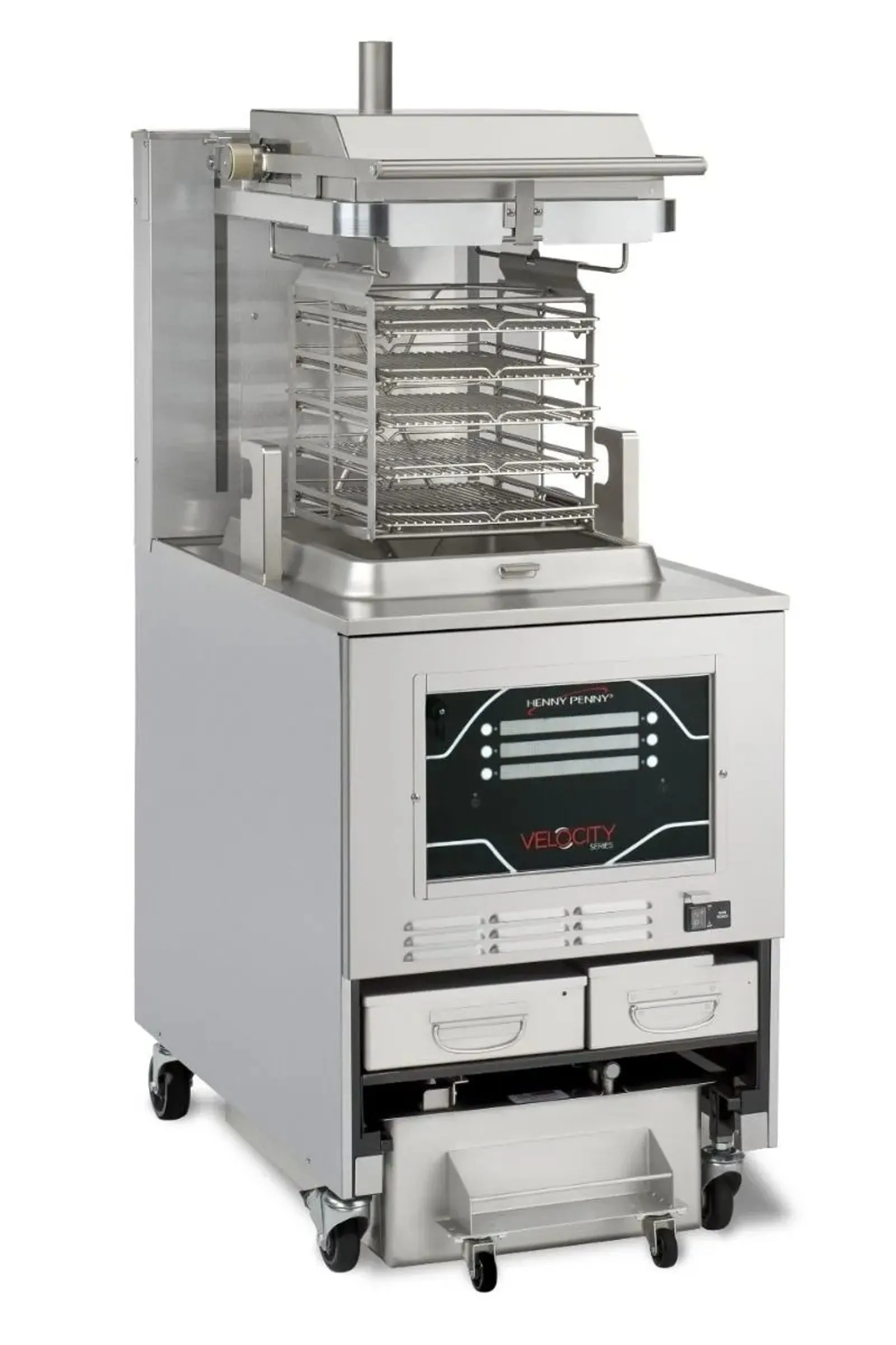 Henny Penny 0XE100 - Velocity Series Electric Open Fryer with Racks