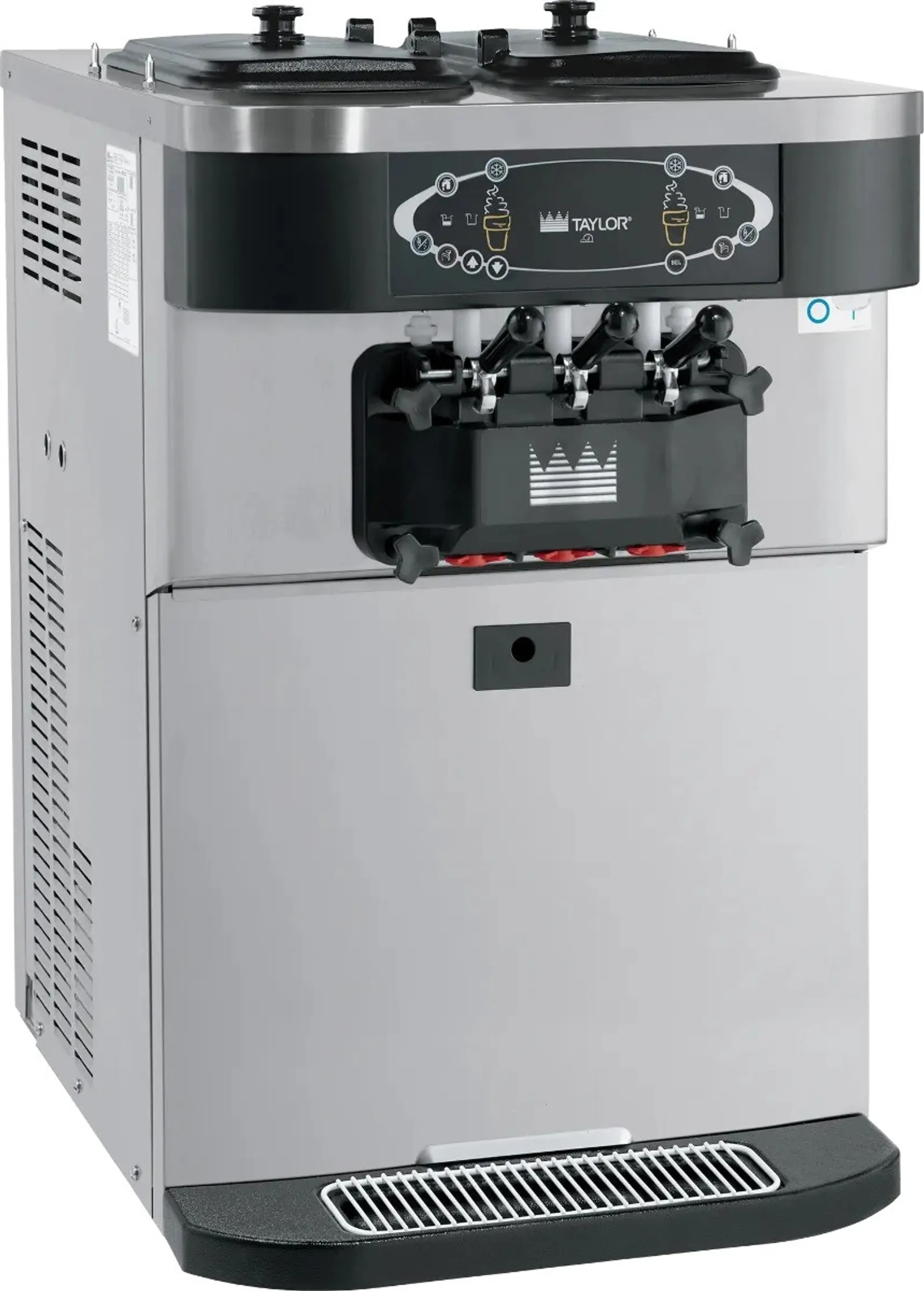 Taylor C723 158392 - Twin Twist Bench Top High Capacity Soft Serve Machine - Double Barrel 2.7ltr