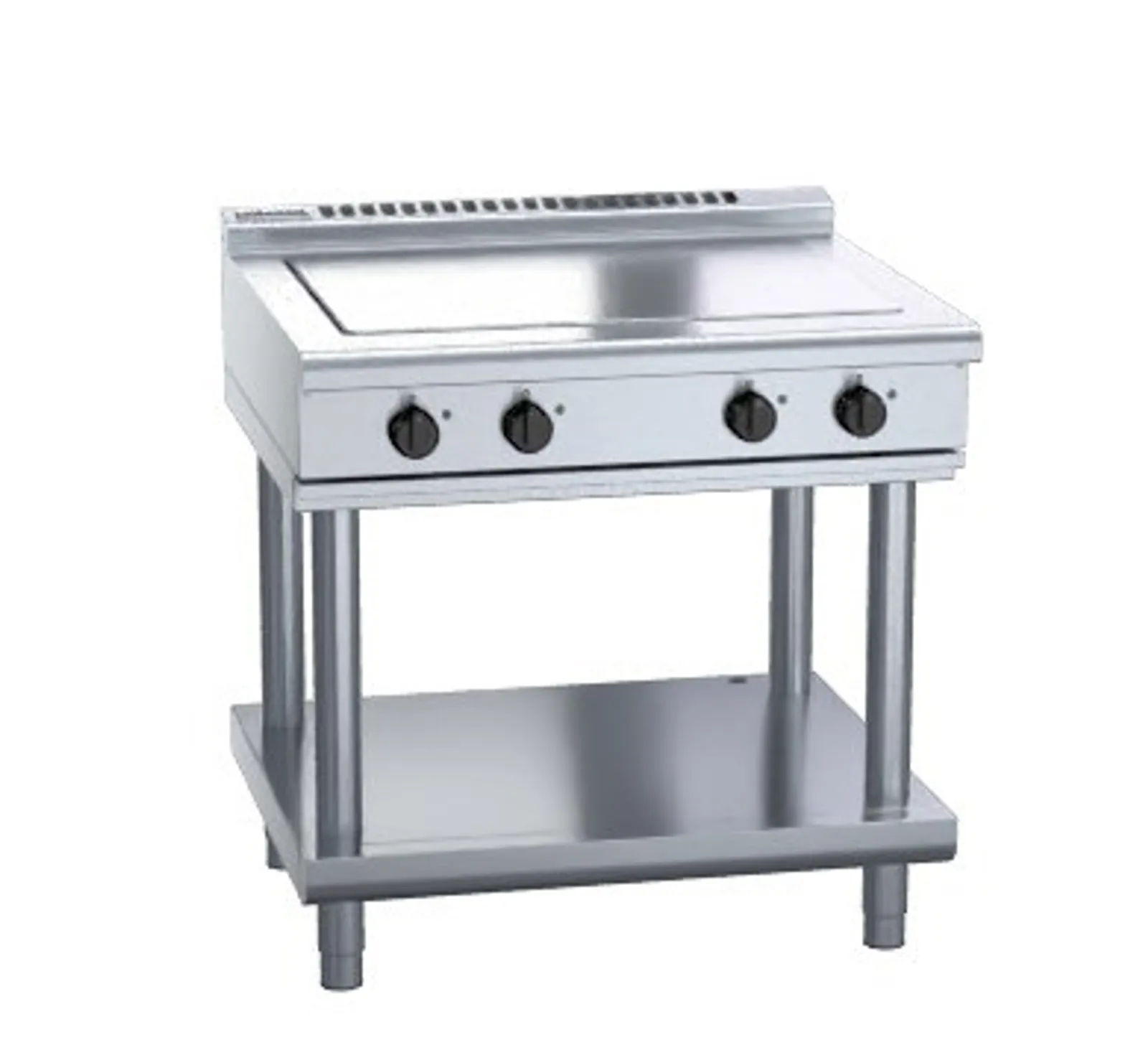 Waldorf 800 Series RNL8104E-LS - 900mm Electric Solid Top Low Back Version - Leg Stand