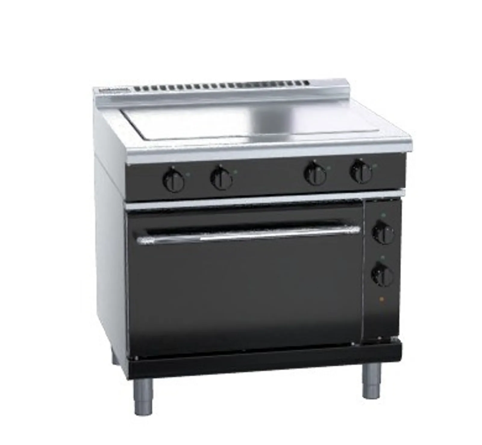 Waldorf bold RNLB8114EC - 900mm Electric Solid Top Convection Oven Range Low Back Version