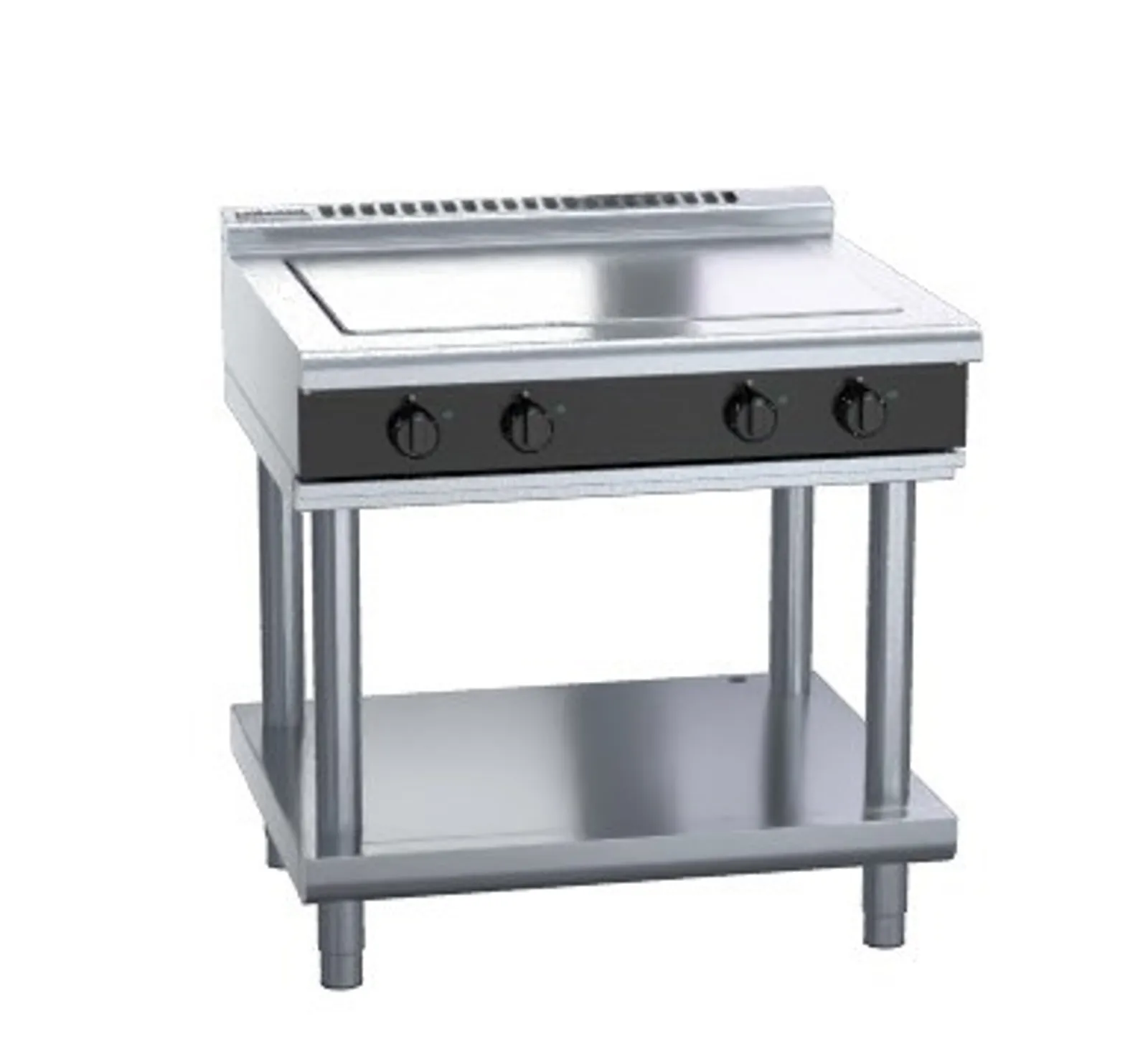 Waldorf Bold RNLB8140E-LS - 900mm Electric Solid Top Low Back Version - Leg Stand