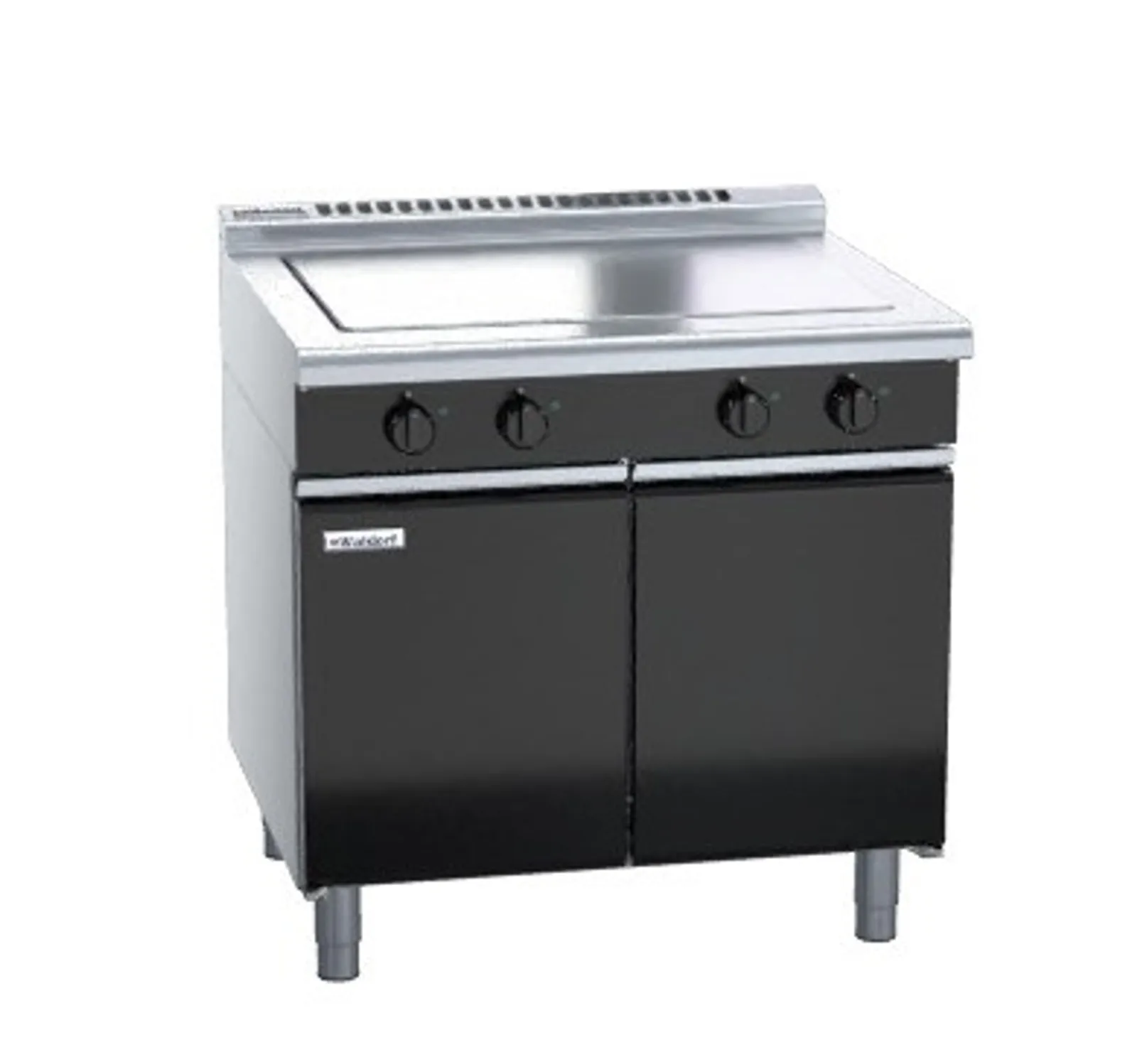Waldorf Bold RNLB8140E-CB - 900mm Electric Solid Top Low Back Version - Cabinet Base