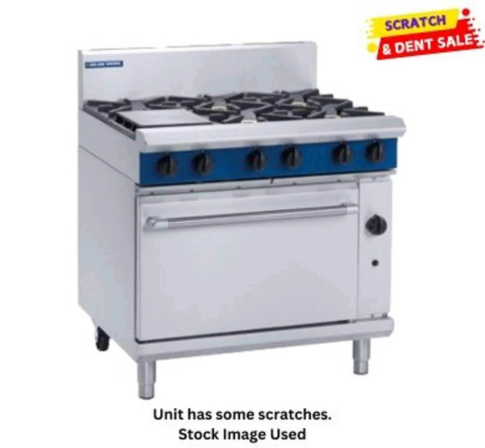 Blue Seal Evolution Series G506D - 900mm Gas Range Static Oven - Clearance