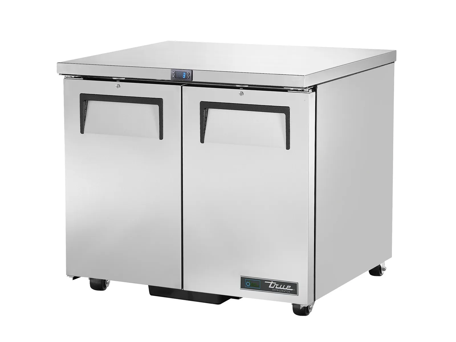 True Refrigeration TUC-36-HC - Undercounter Foodservice Refrigerator, 2 Solid Swing Doors