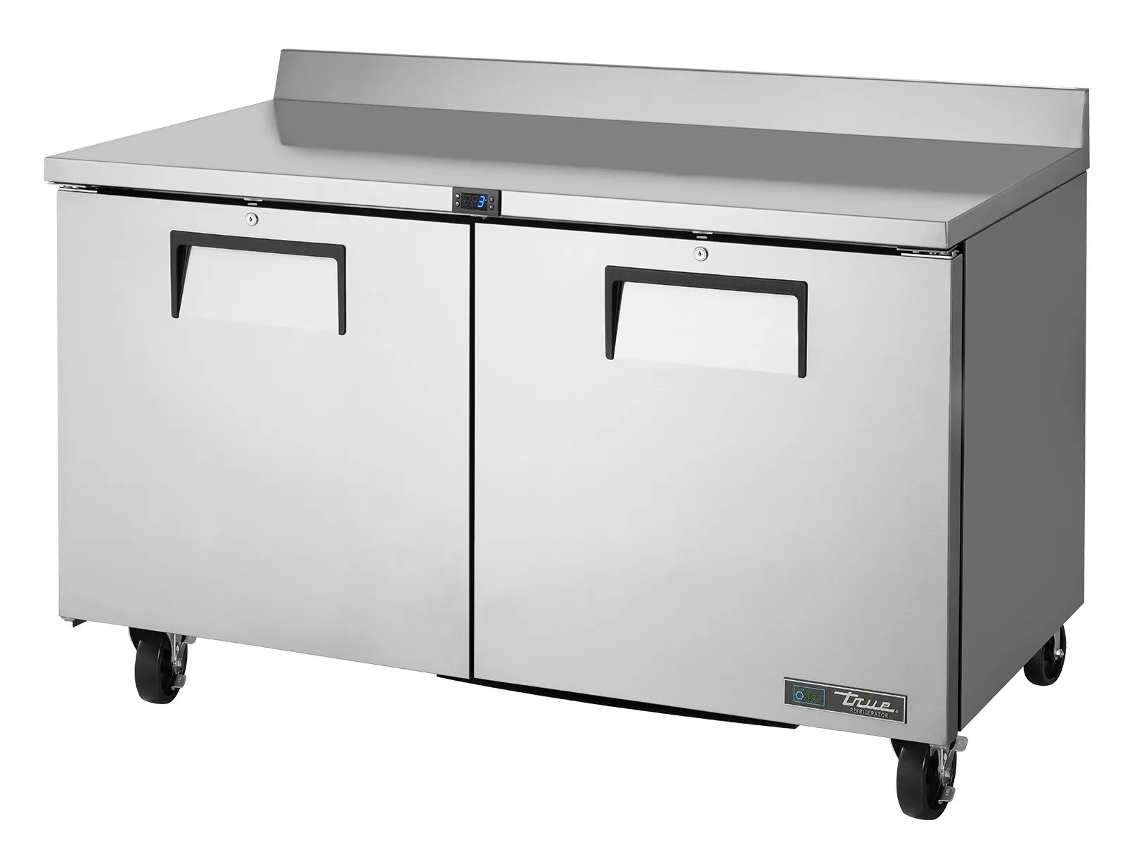 True Refrigeration TWT-60-HC - Worktop Counter Refrigerator, 2 Solid Swing Doors
