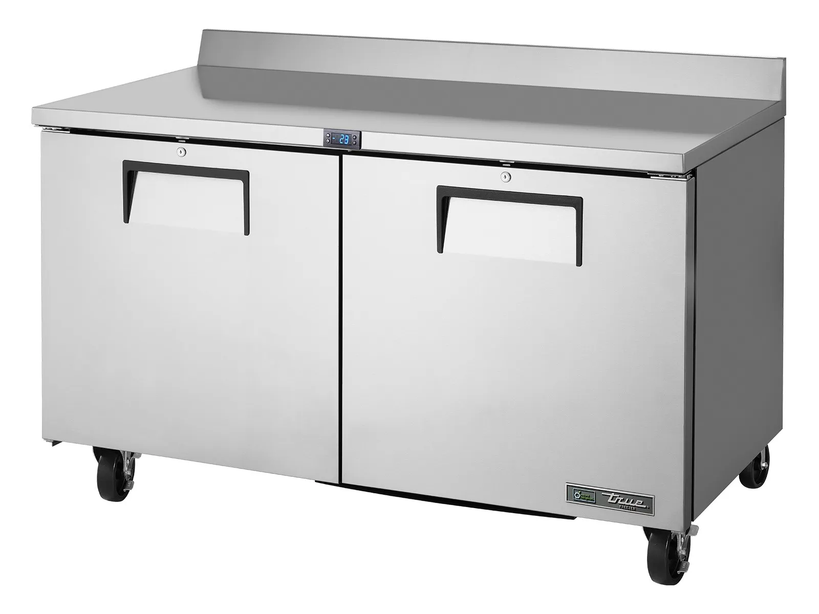 True Refrigeration TWT-60F-HC - Worktop Counter Freezer, 2 Solid Swing Door