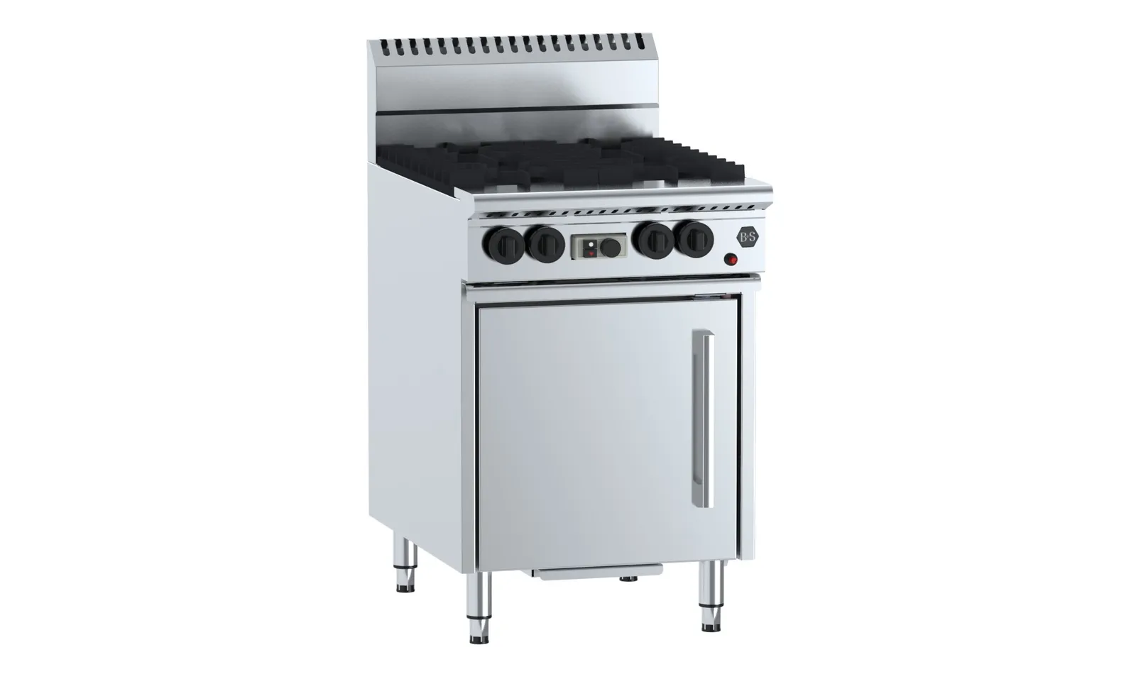 B&S BLACK OV-SB6 Six Burner Oven