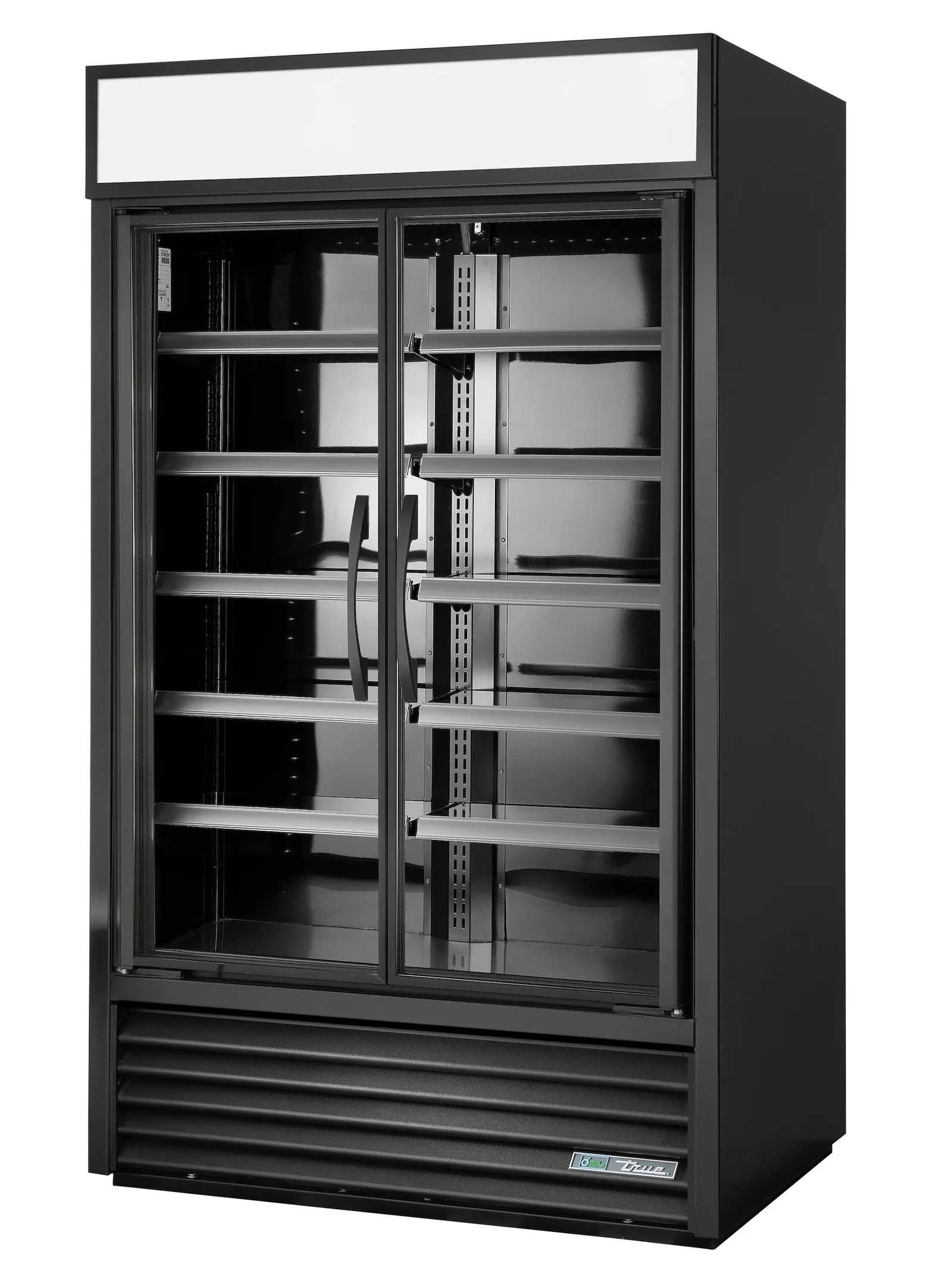 True Refrigeration TVM-48-HC~VM01 - Visual Retail Merchandiser Refrigerator, 2 Full Glass Swing Doors