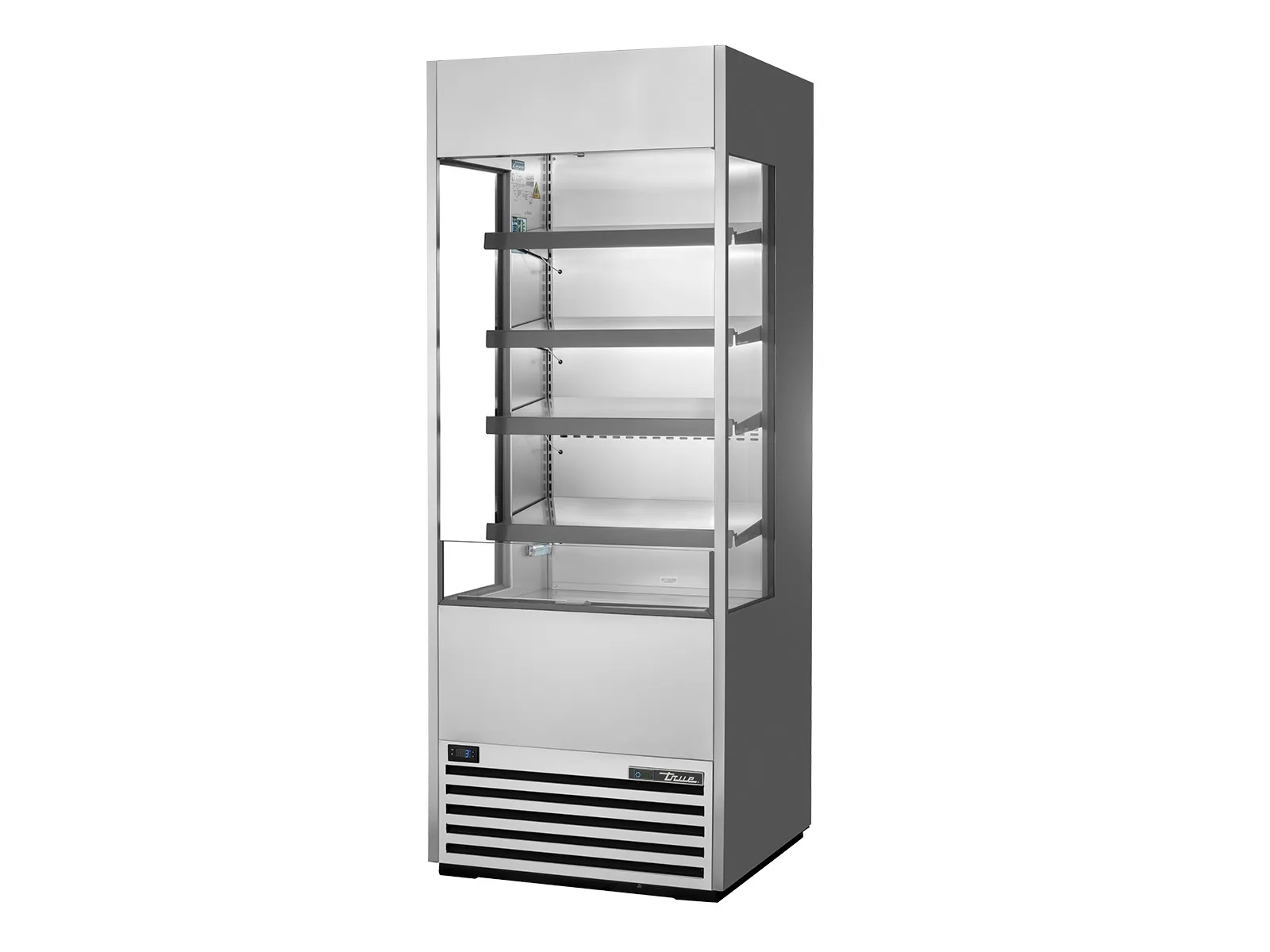 True Refrigeration TOAM-30GS-HC~NSL01 - Upright Open Multideck Refrigerator, with Glass Sides
