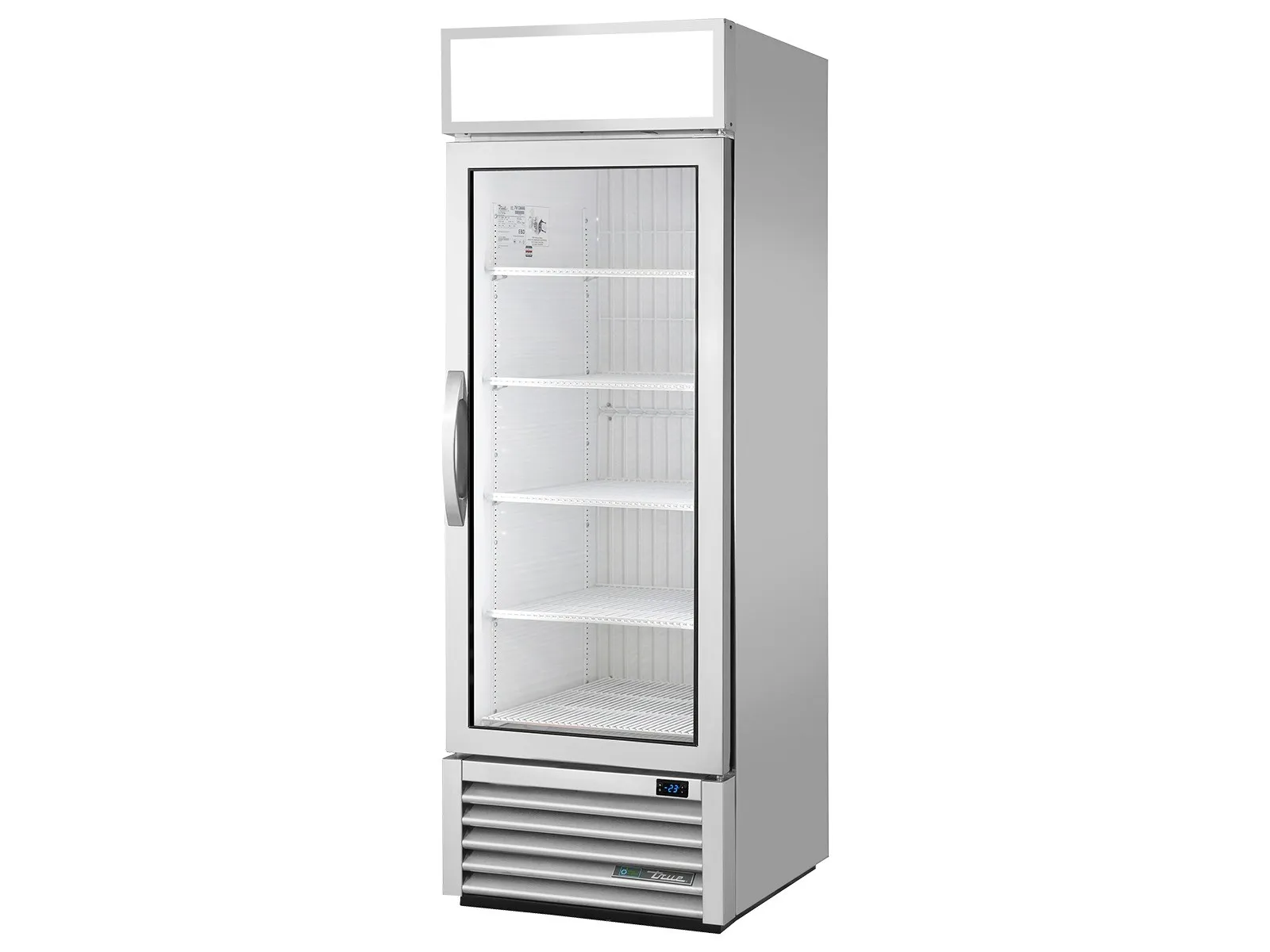 True Refrigeration GDM-23F-HC~FGD01 - Upright Retail Merchandiser Freezer, 1 Full Glass Swing Door