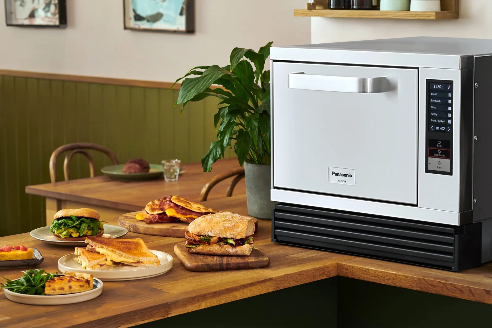 Panasonic NE-SCV3 10L Microwave Heavy Duty Fast Cook Convection Oven 1800W