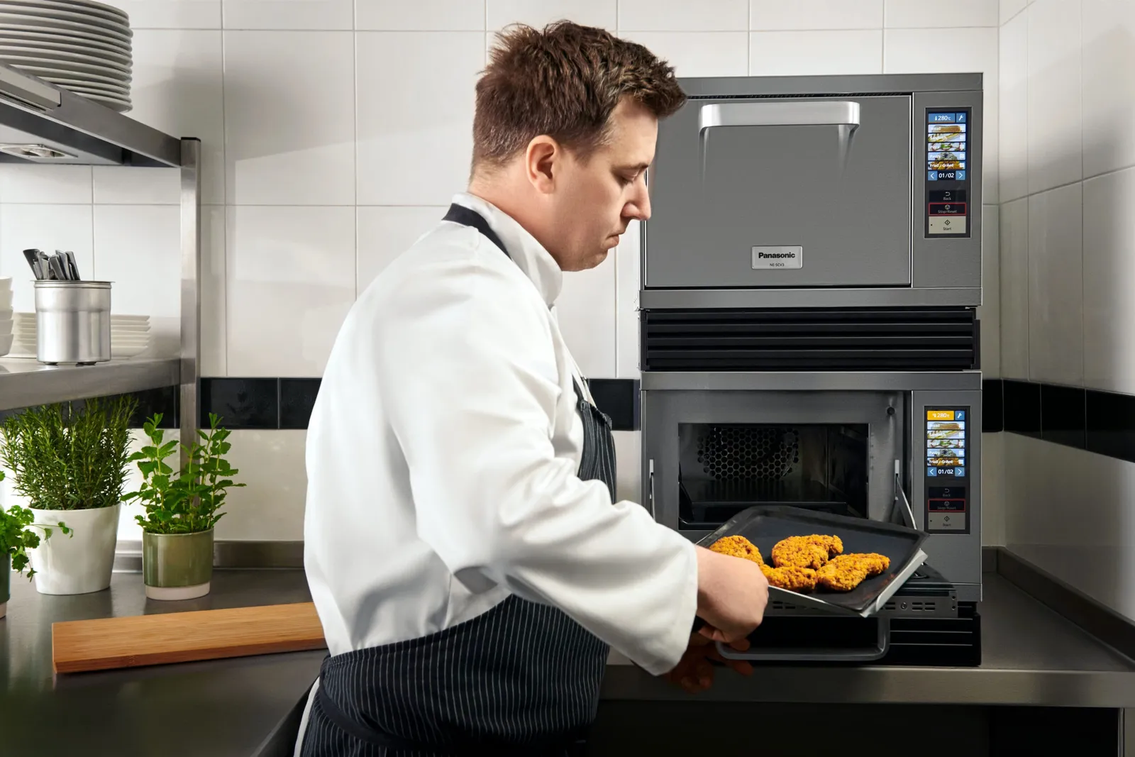 Panasonic NE-SCV3 10L Microwave Heavy Duty Fast Cook Convection Oven 1800W