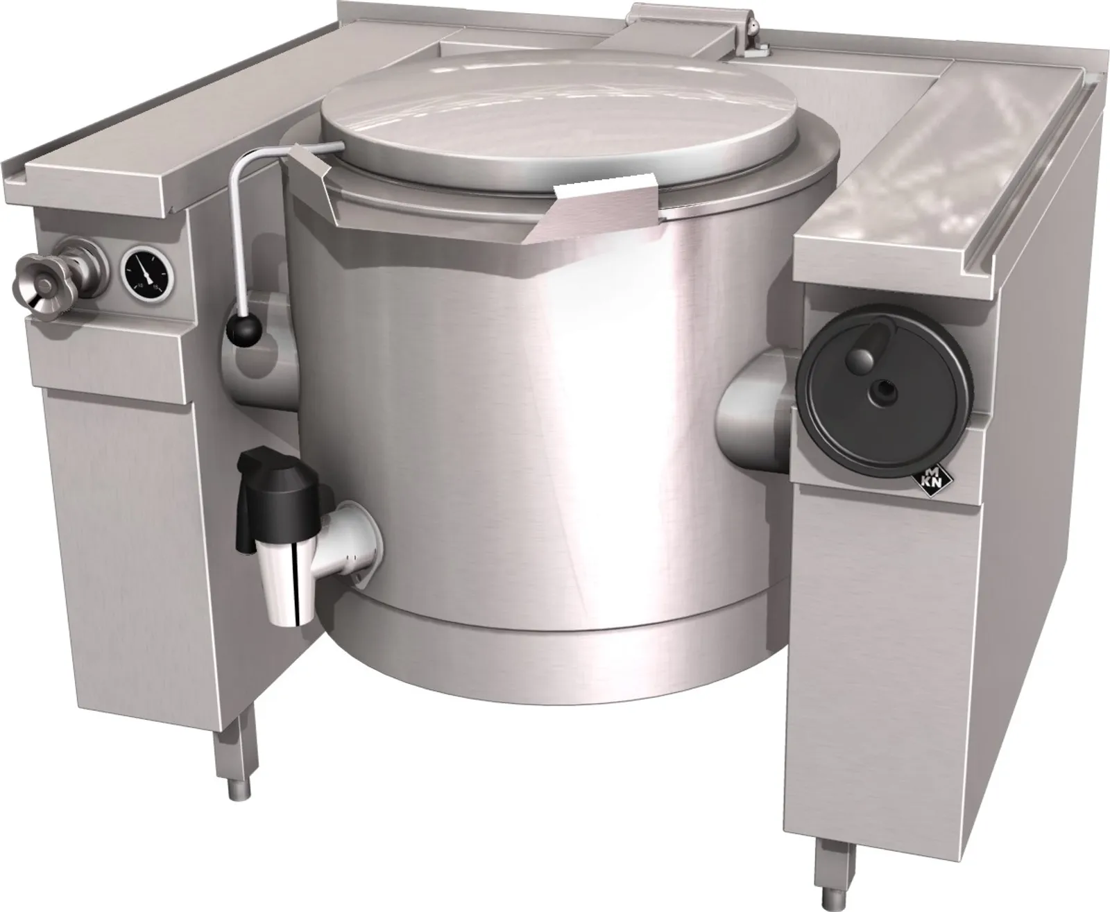 MKN 10019199 - Steam Quick Boiling Kettle 60L Manual Tilting