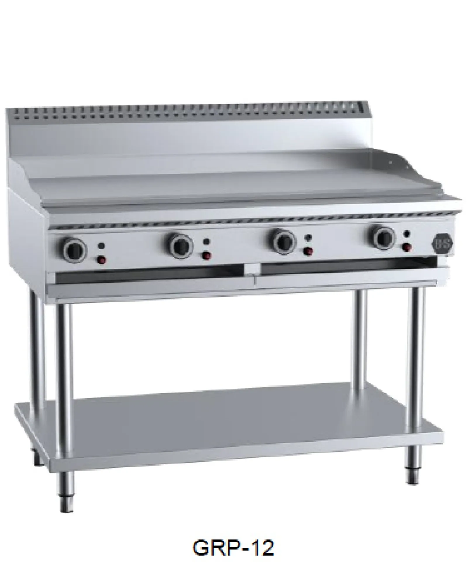 B+S Black GRP-12 - Grill Plate 1200mm