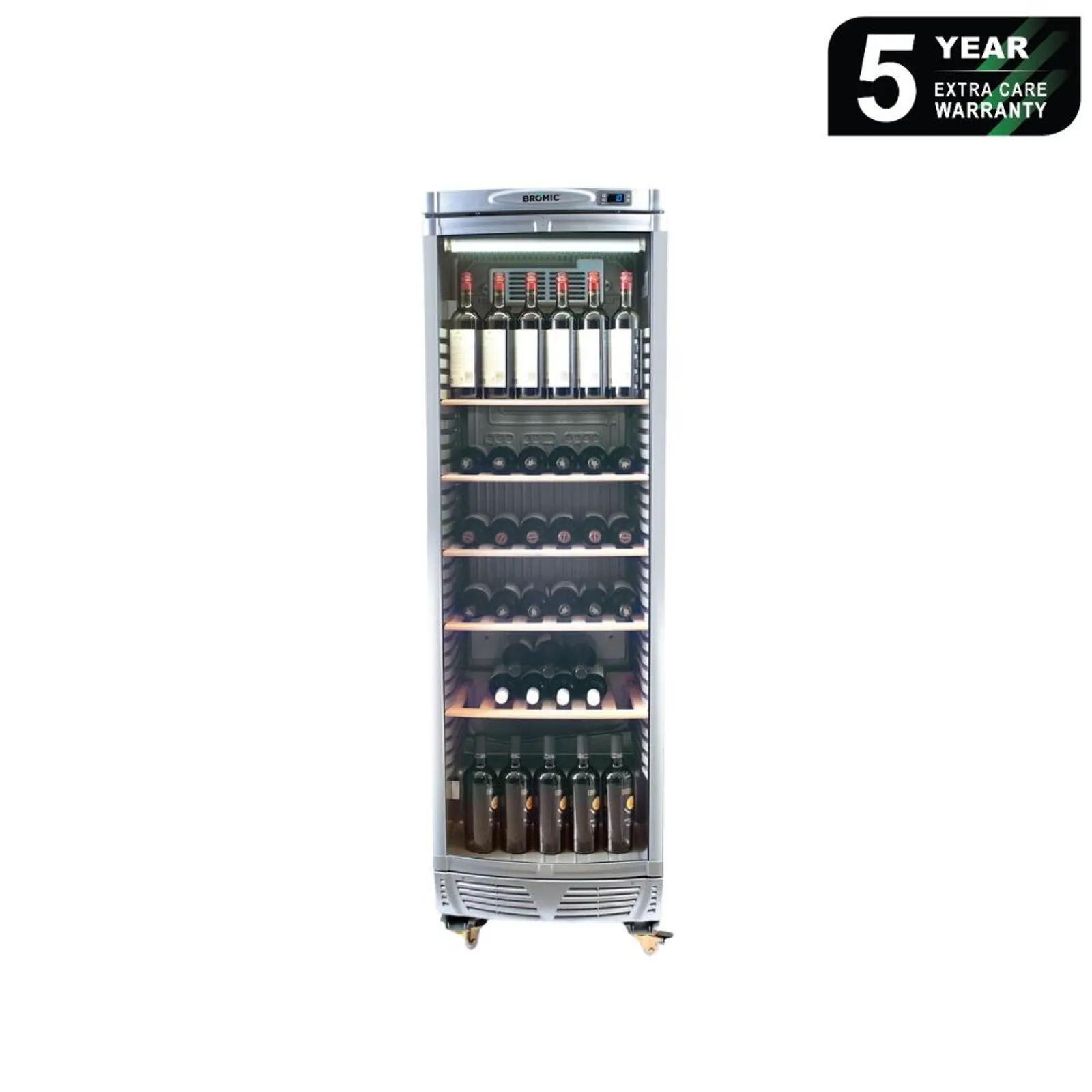 Bromic WC0400C - Wine Fridge - 372L - 1 Door - Curved Glass