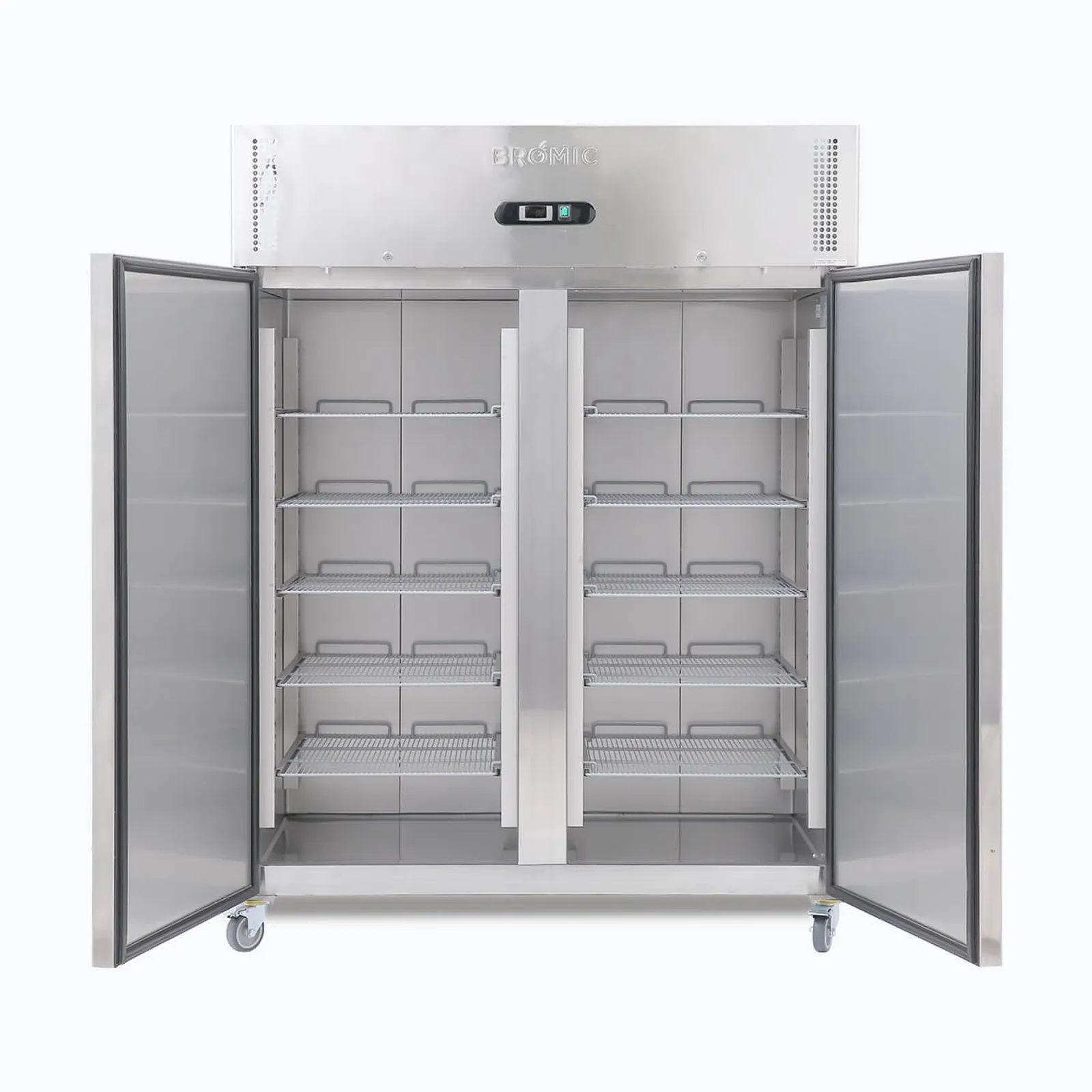 Bromic UC1300SD-NR-1 - Upright Fridge - 1300L - 2 Doors - Stainless Steel