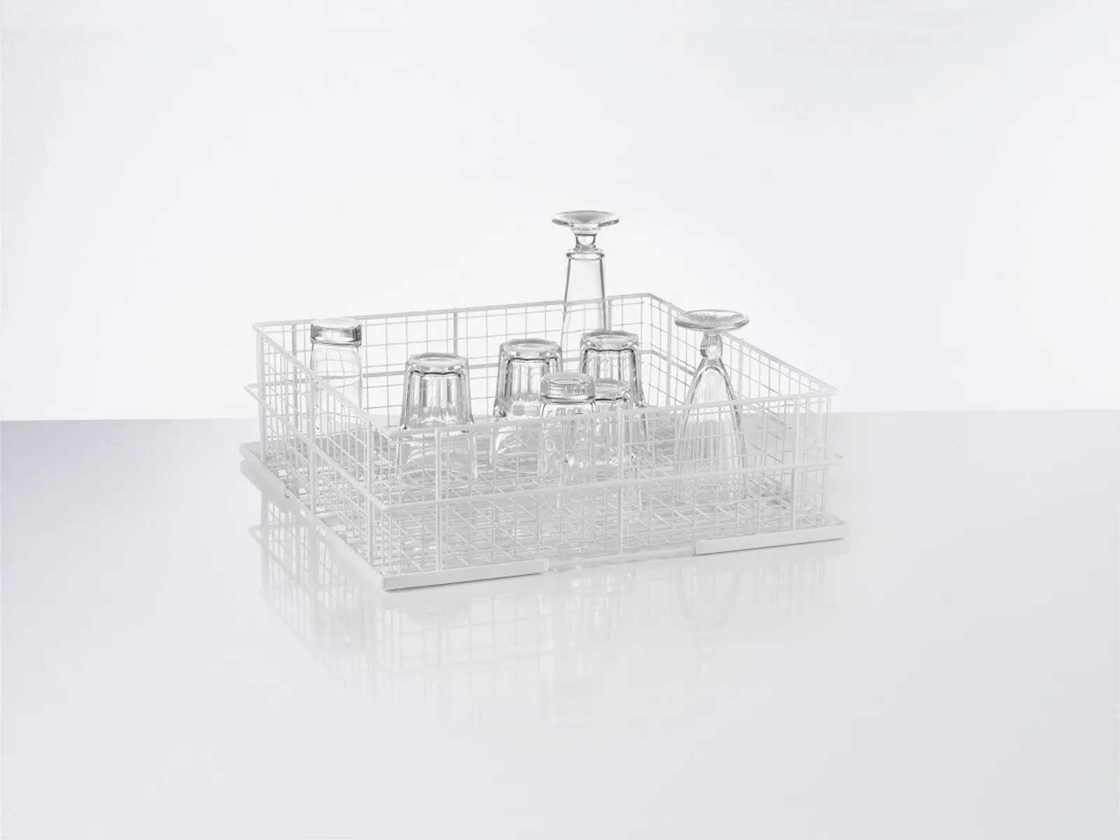 Winterhalter 5501255 500x500 Square Glass Washing Basket Without Rows