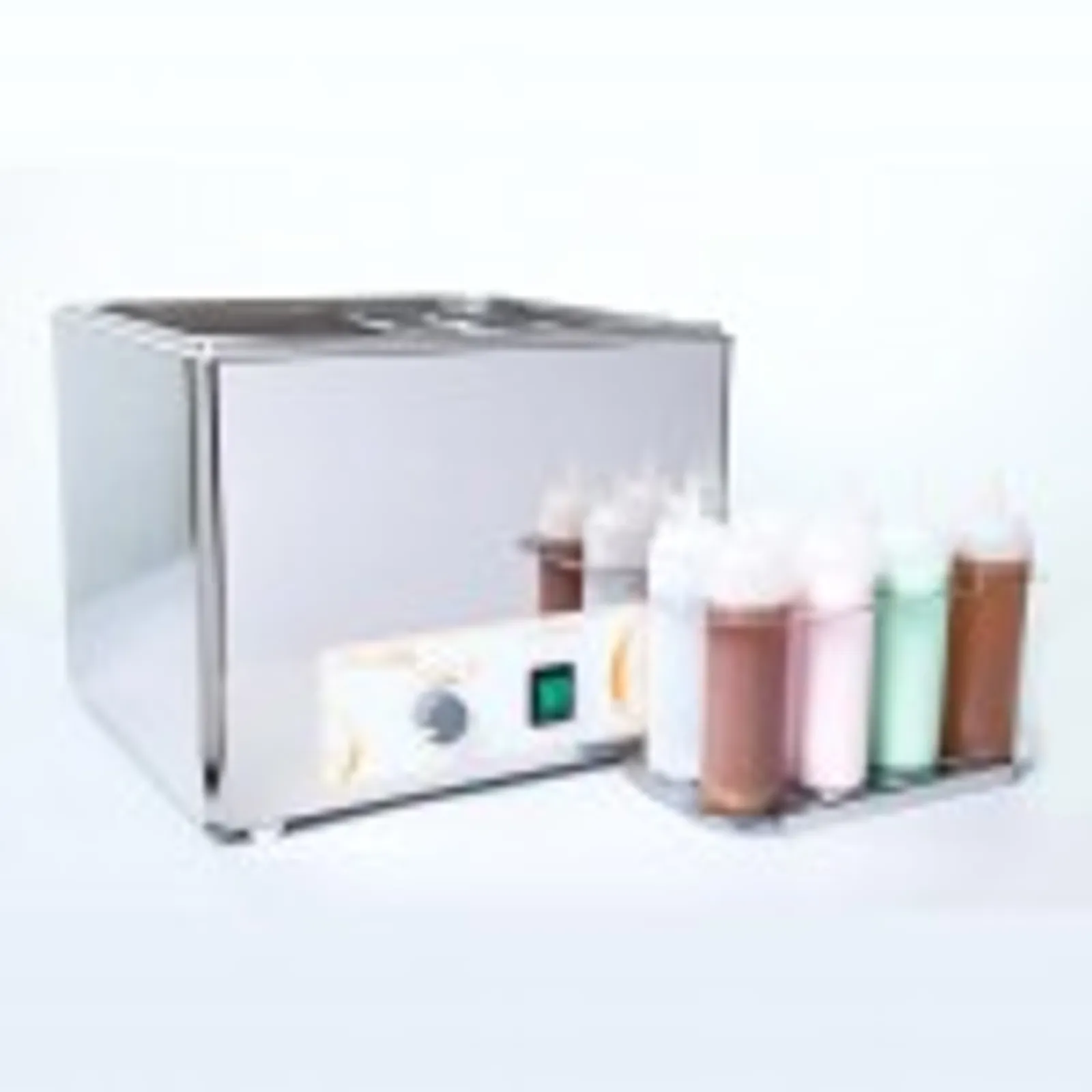 Clifton  CFBTL014 14 Litre Bottle warming Bath with Stainless Steel Bottle Holder 16 x 230ml Clear Bottles