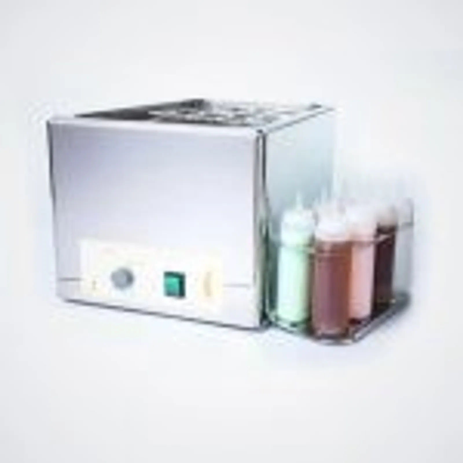 Clifton CFBTL022 22 Litre Bottle warming Bath with Stainless Steel Bottle Holder 24 x 230ml Clear Bottles