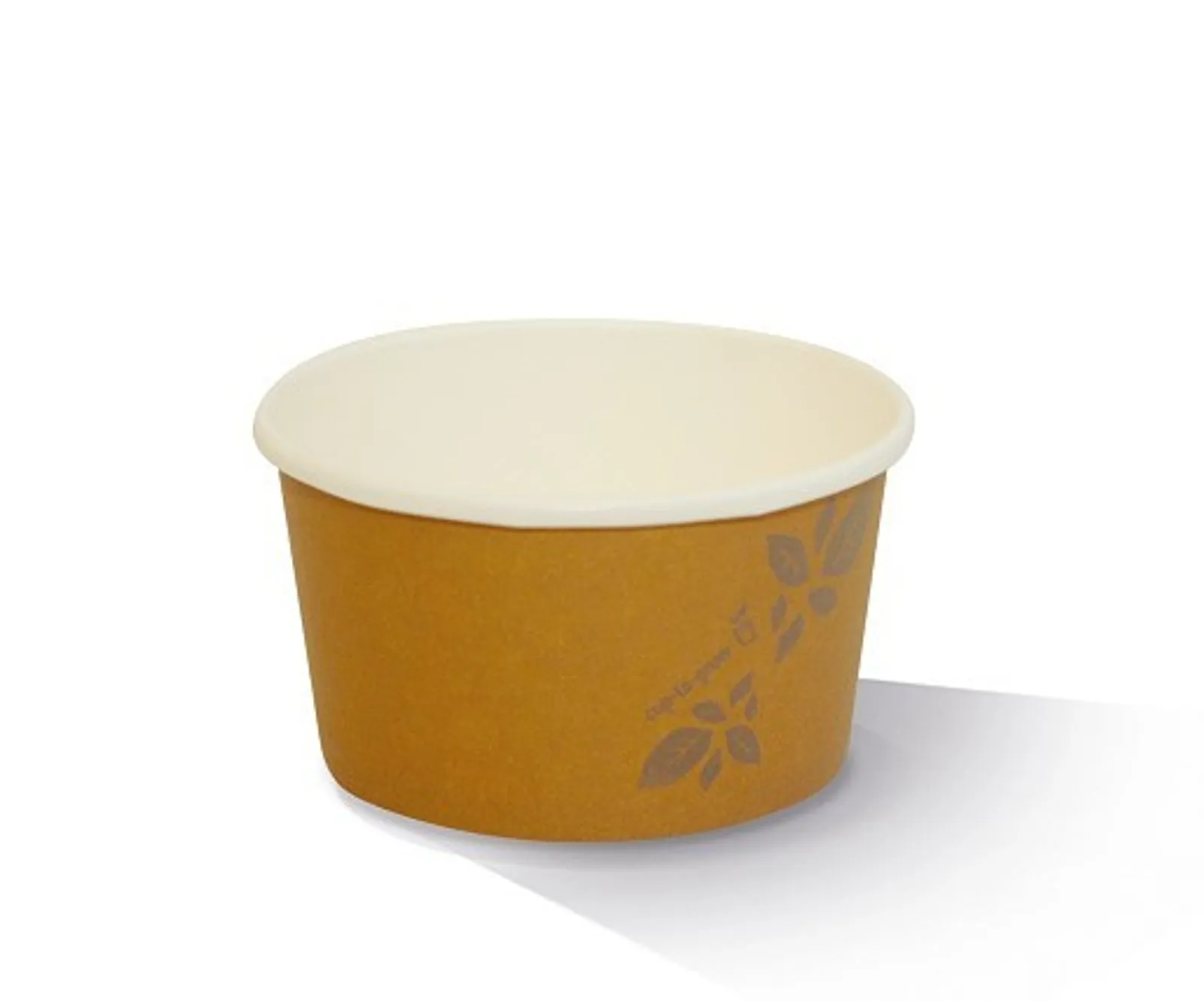 Pac Trading BPB12 12oz PLA Hot/Cold Paper Bowl 115 x 92 x 62mm CARTON