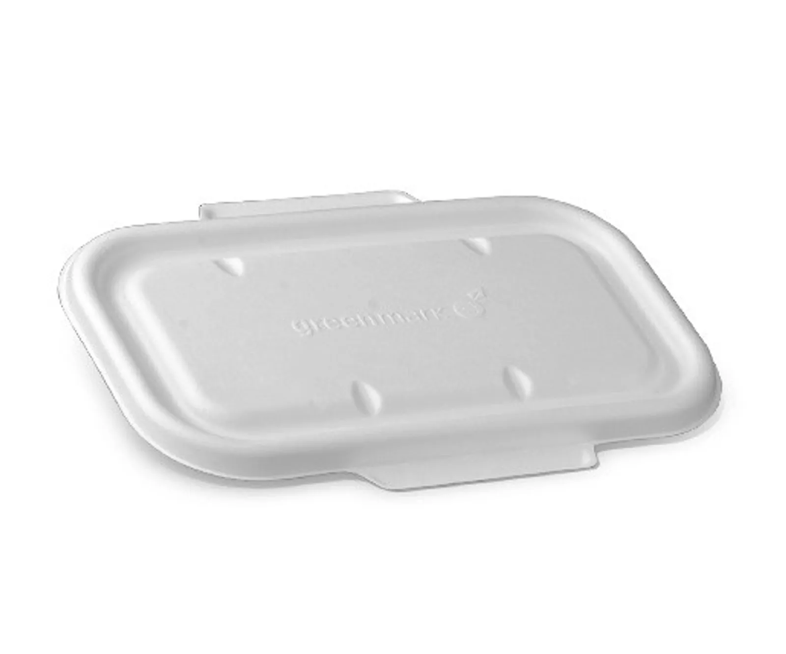 Pac Trading RC24/32LS Sugarcane Lid for Takeaway Container 24/32oz 235.6 x 135 x 12.5mm CARTON