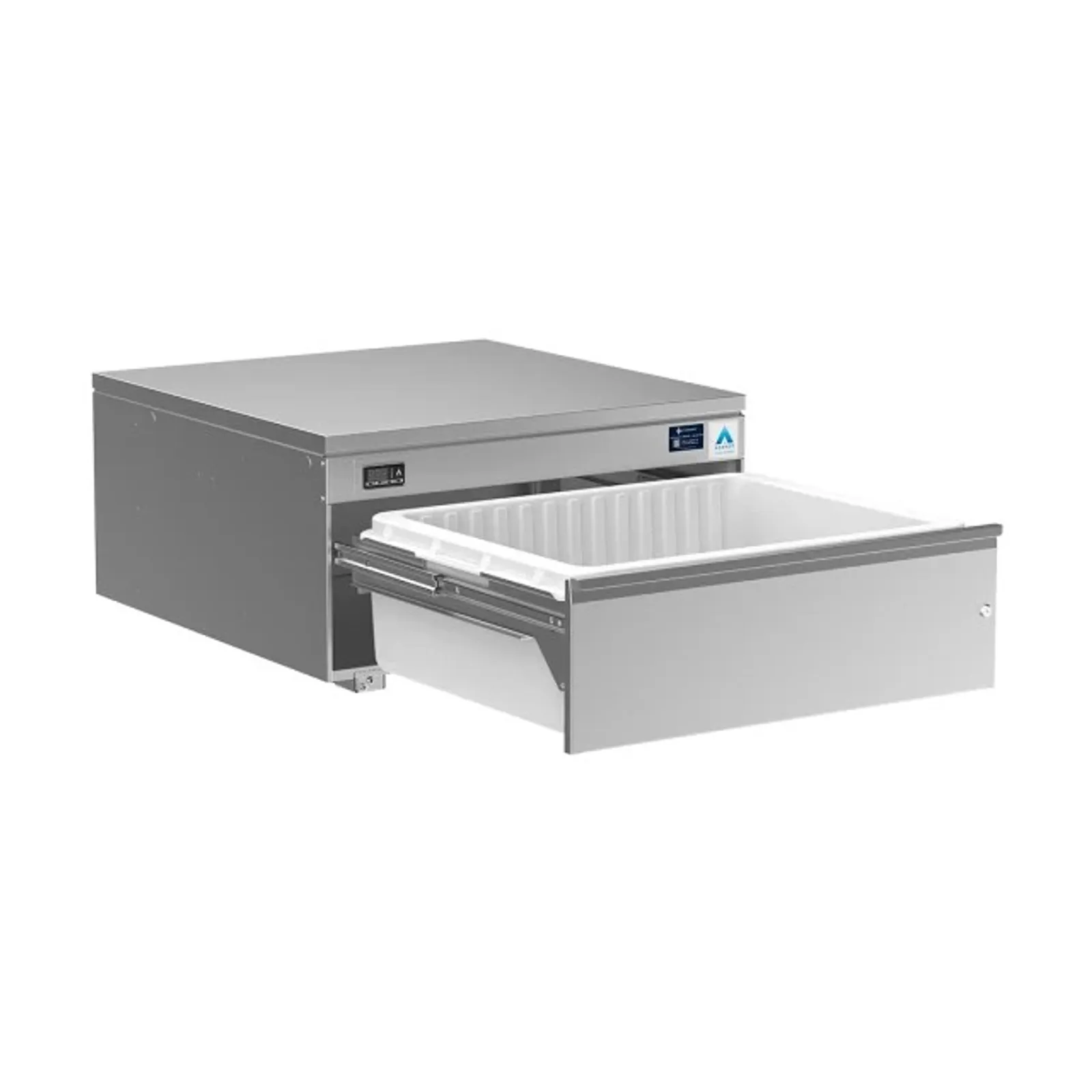 Adande VCR1.RHS Single Drawer Unit - Rear Engine Refrigeration - Heat Shield Top and Rollers