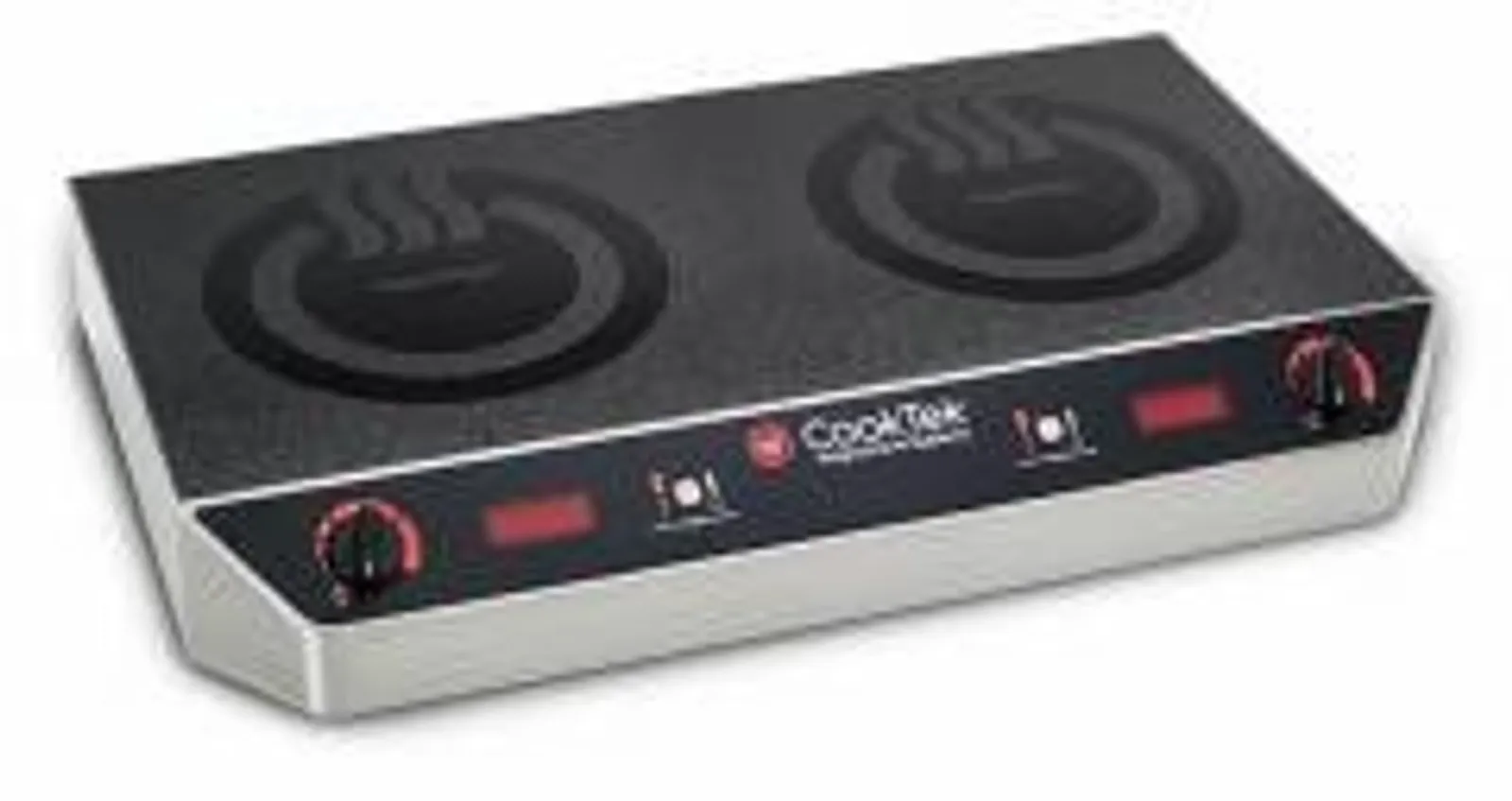 CookTek MC3502F Heritage Double Hob Front To Back Counter Top Induction Cooktop - 30Amp