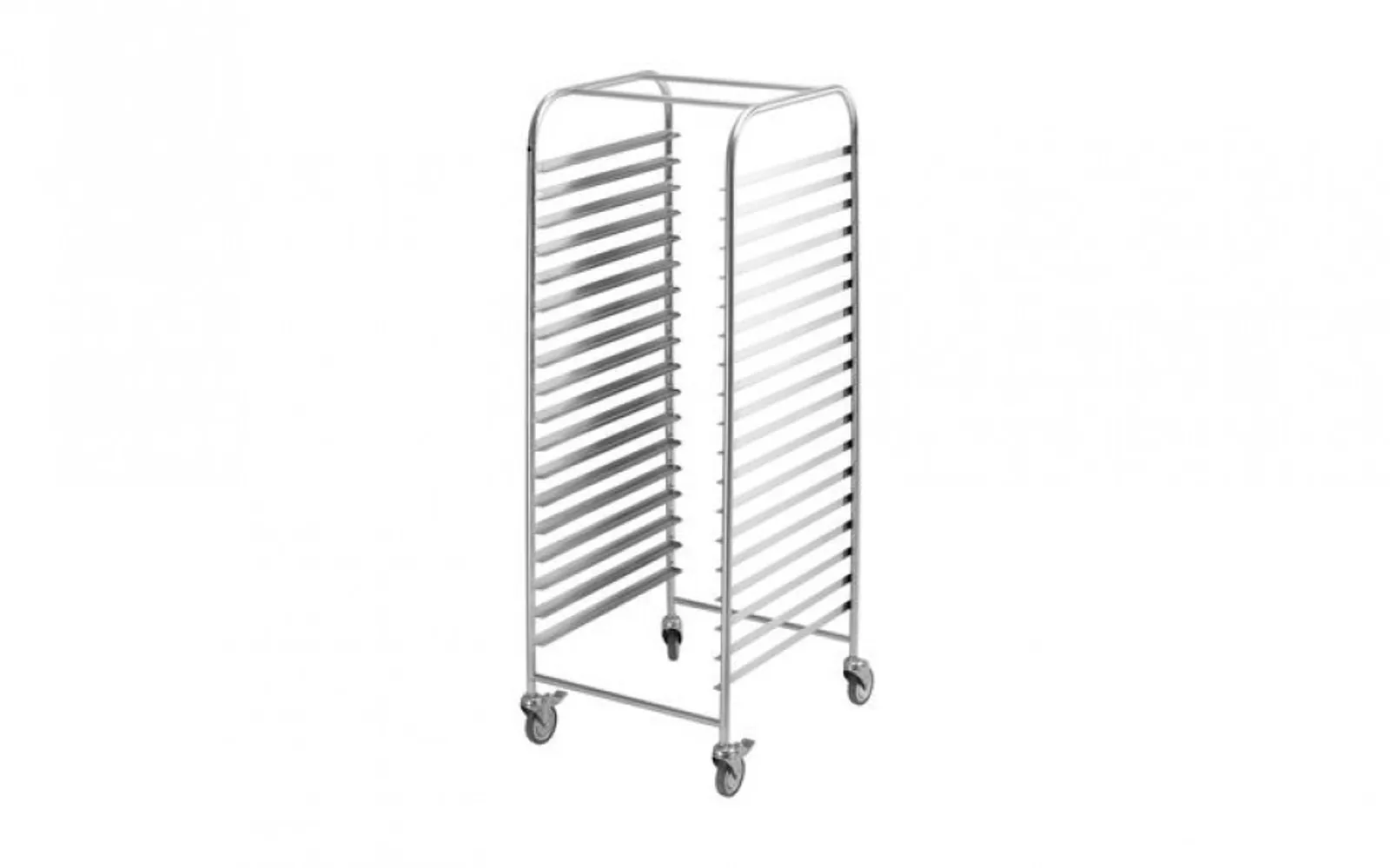 Simply Stainless SS16.2/1 Mobile Gastronorm Rack Trolley - 2/1 GN