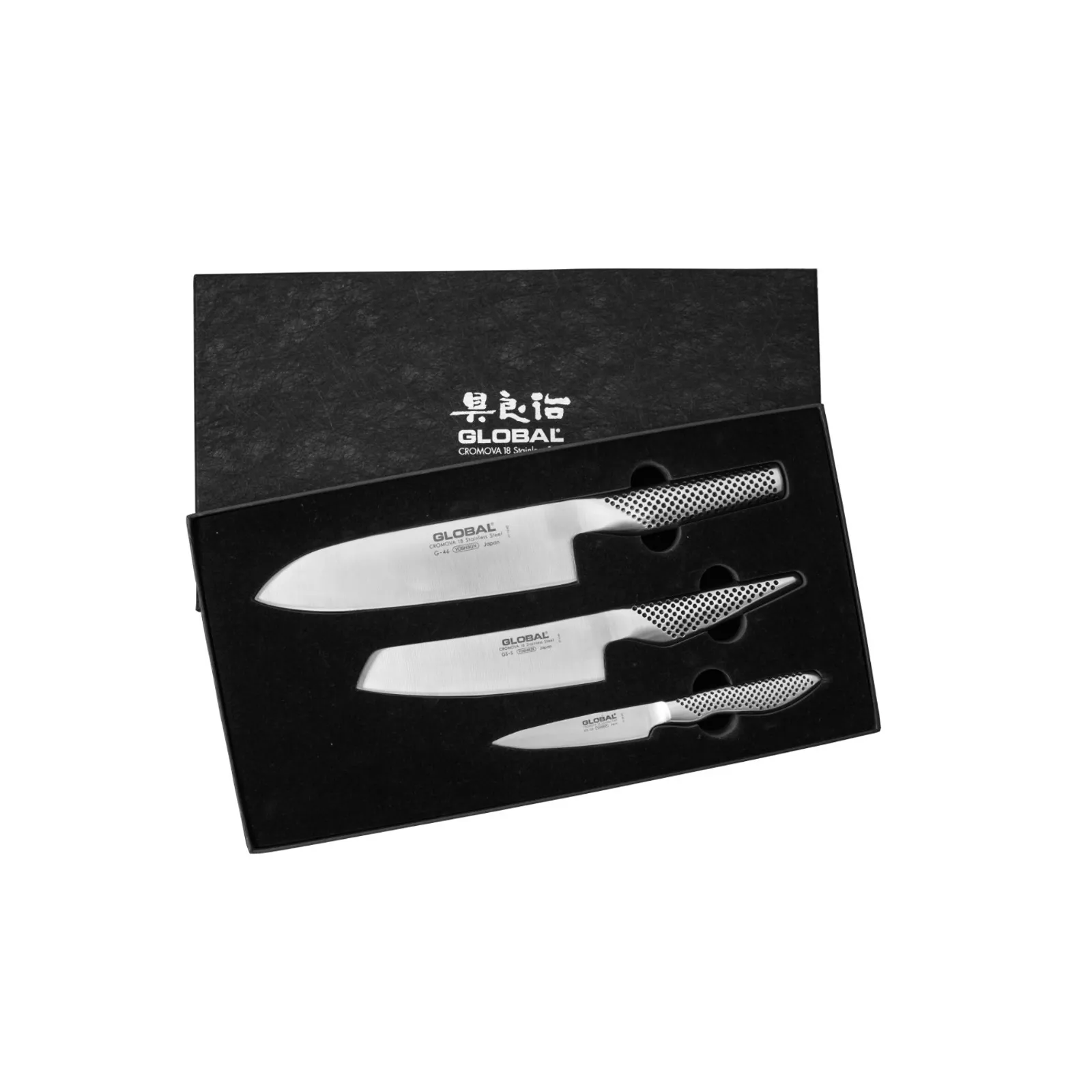 Global 79644 3 Piece Chef's Set - Gift Box