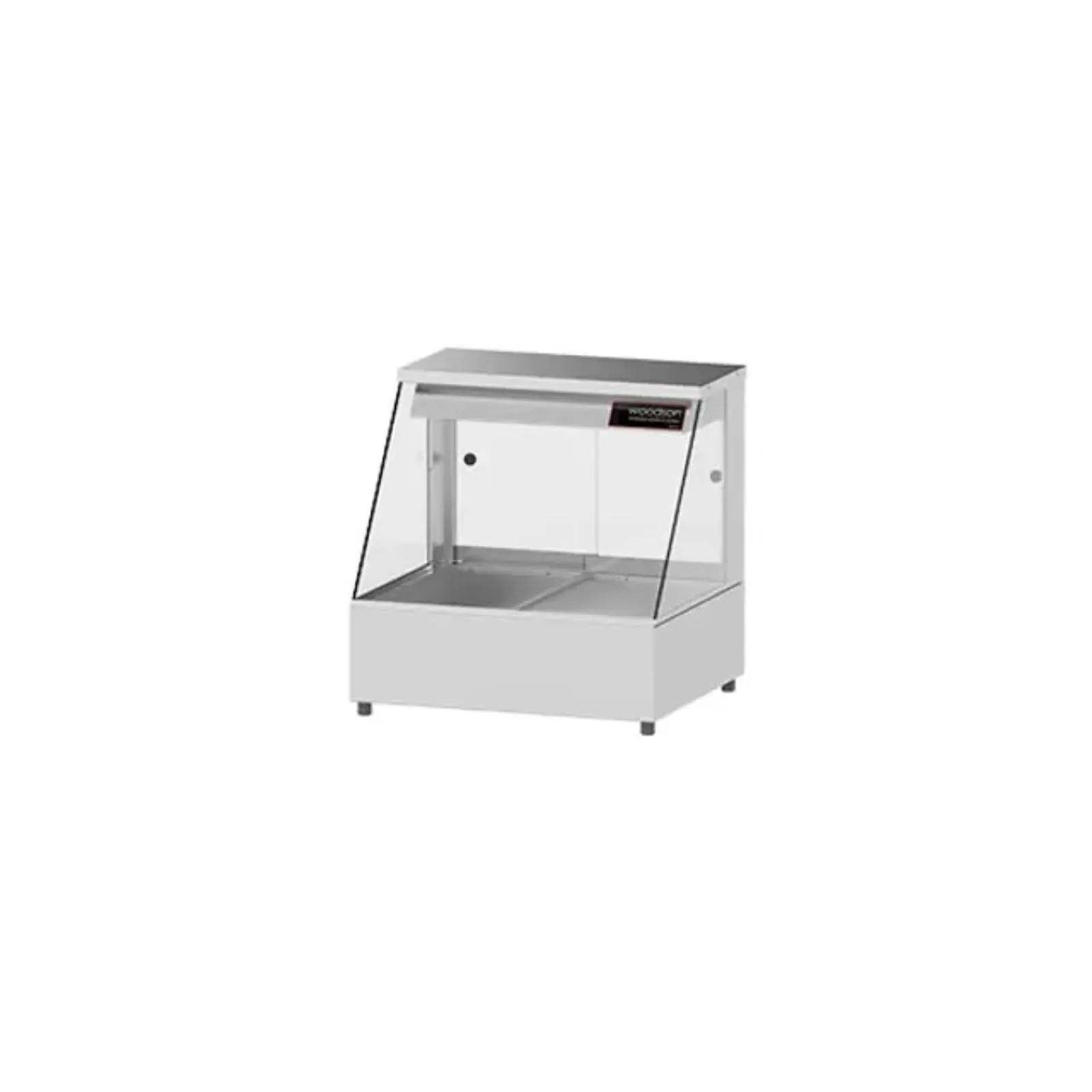 Woodson W.HFS22 Hot Food Bar - Straight Glass 705mm - 2 Module