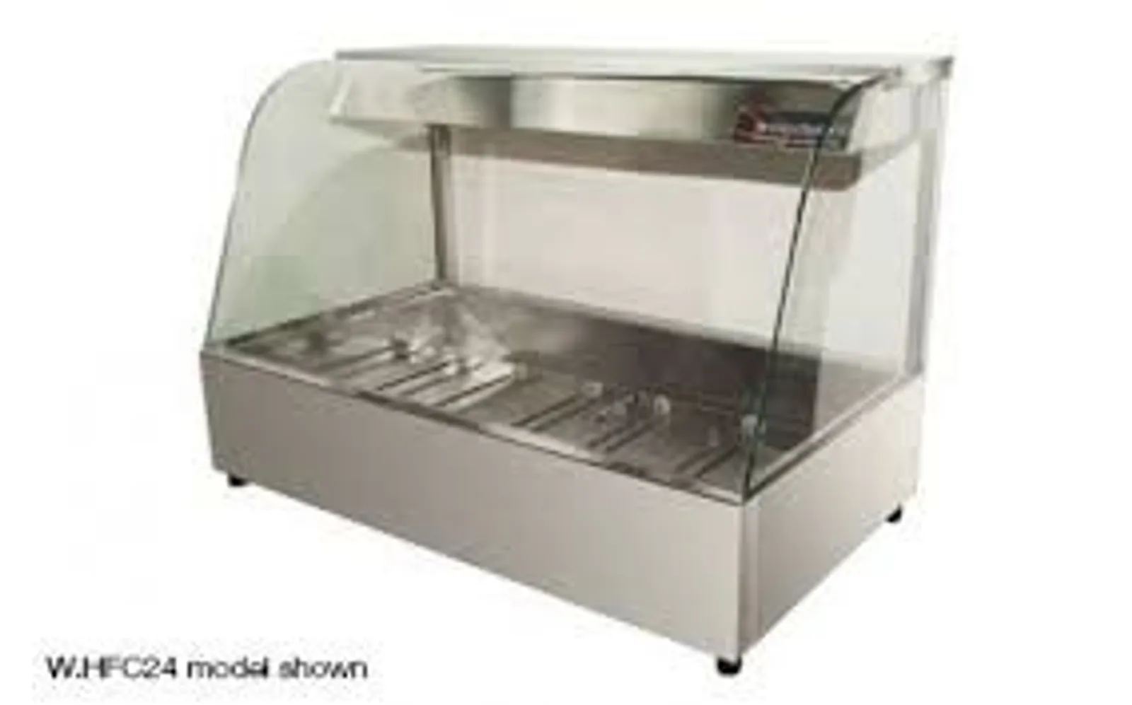 Woodson W.HFC24 Hot Food Bar - Curved Glass 1355mm - 4 Module