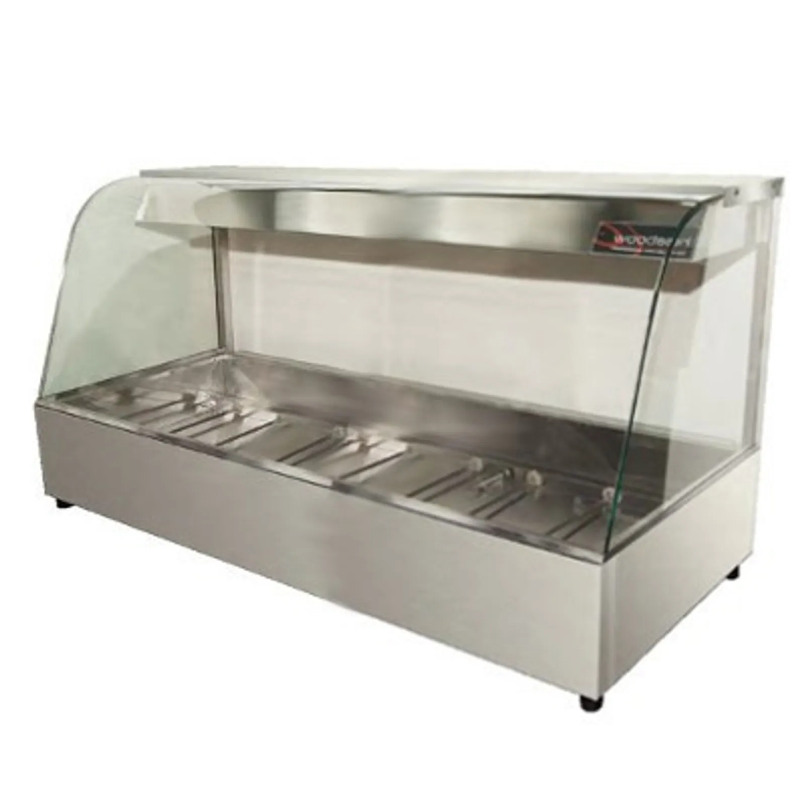 Woodson W.HFC26 Hot Food Bar - Curved Glass 2005mm - 6 Module