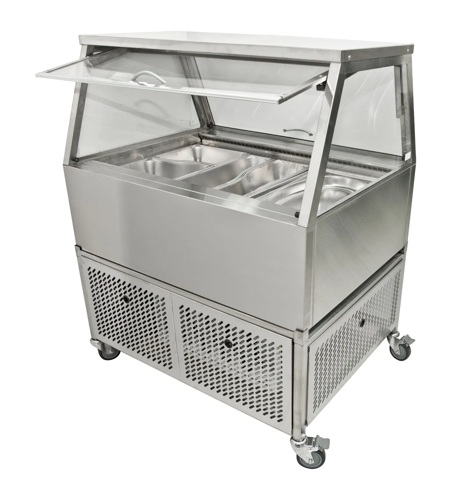 Woodson W.CFSS24 Self Serve Cold Food Display - 1400mm - 4 Module