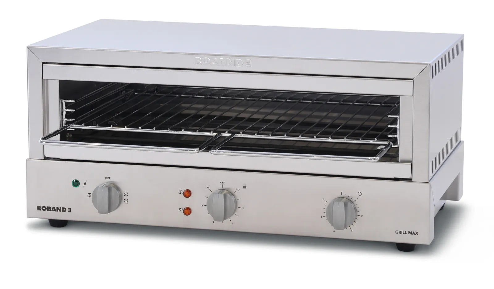 Roband GMX1515 Grill Max Open Mouth Toaster Stainless Steel Elements