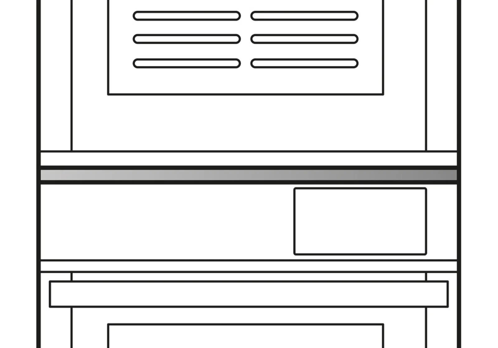 Unox XWEQT-00HS-E - Double Stack Installation Kit