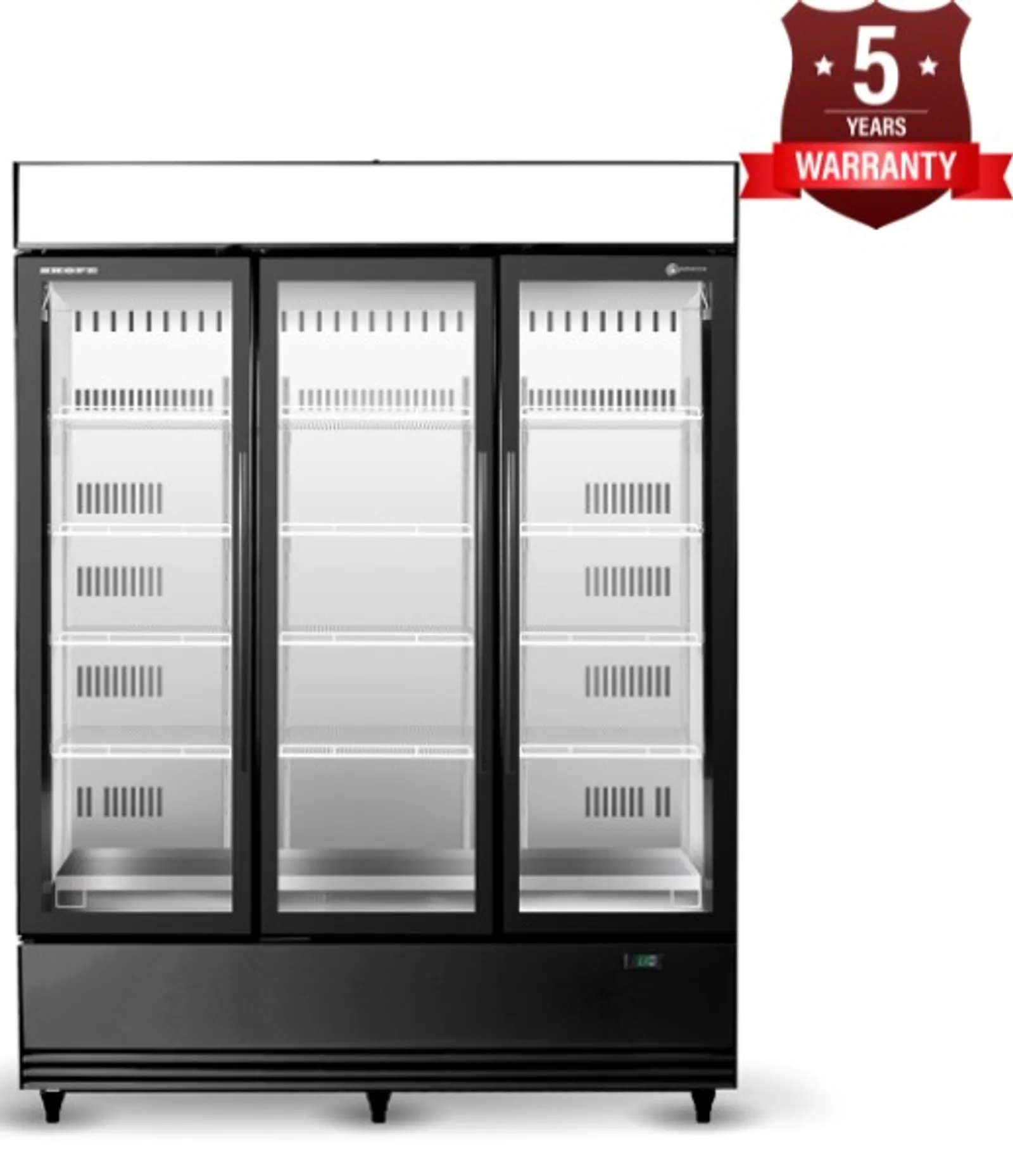 SKOPE SKB1500N-AC - 3 Glass Door Display or Storage Fridge, Lit Sign