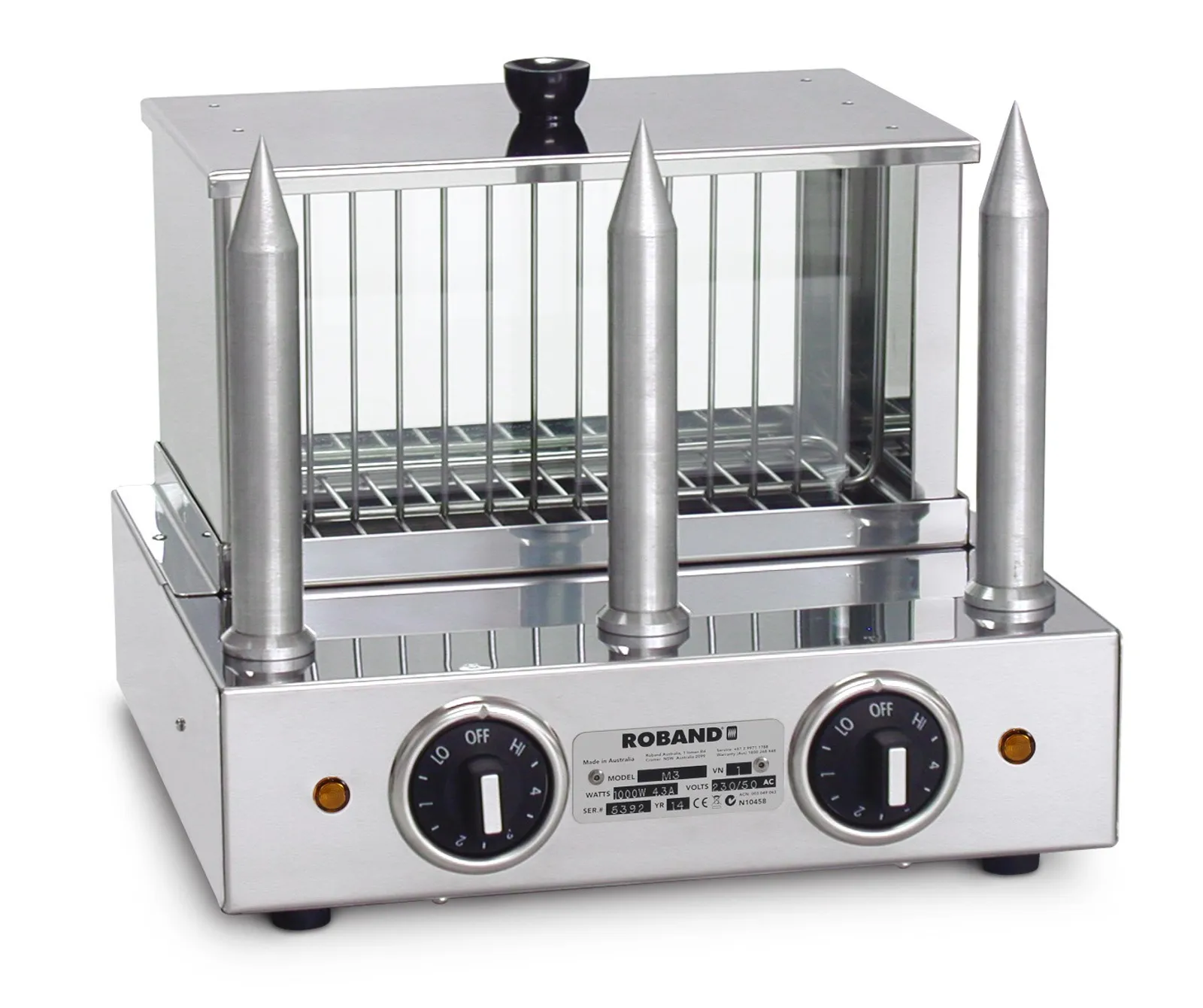 Roband M3 Hot Dog Unit & Bun Warmer