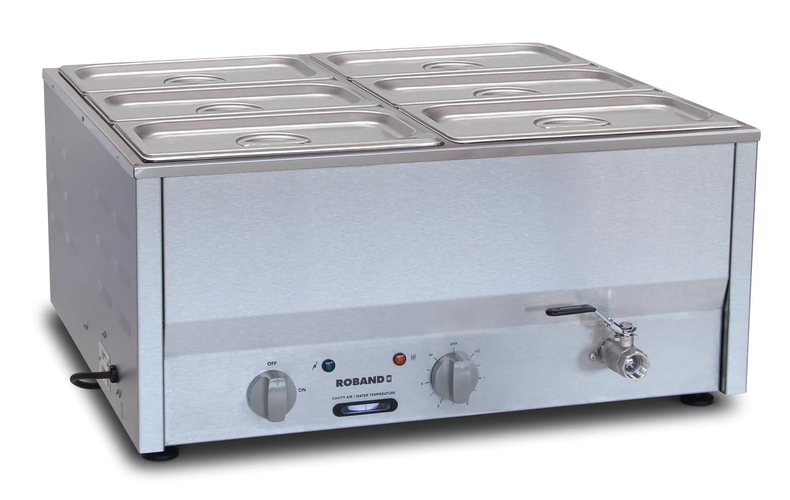Roband BM4C Counter Top Bain Marie - Hot