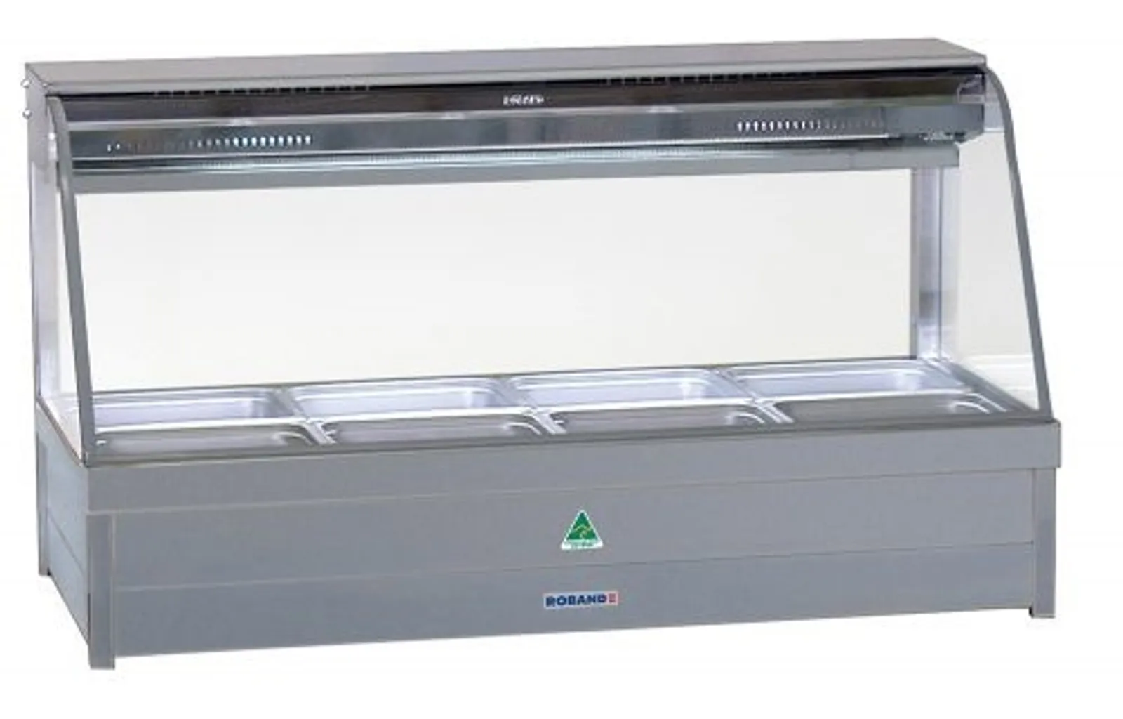 Roband CFX24RD - Curved Glass Cold Plate & Cross Fin Coil – Piped & Foamed (no motor) - 8 Pans